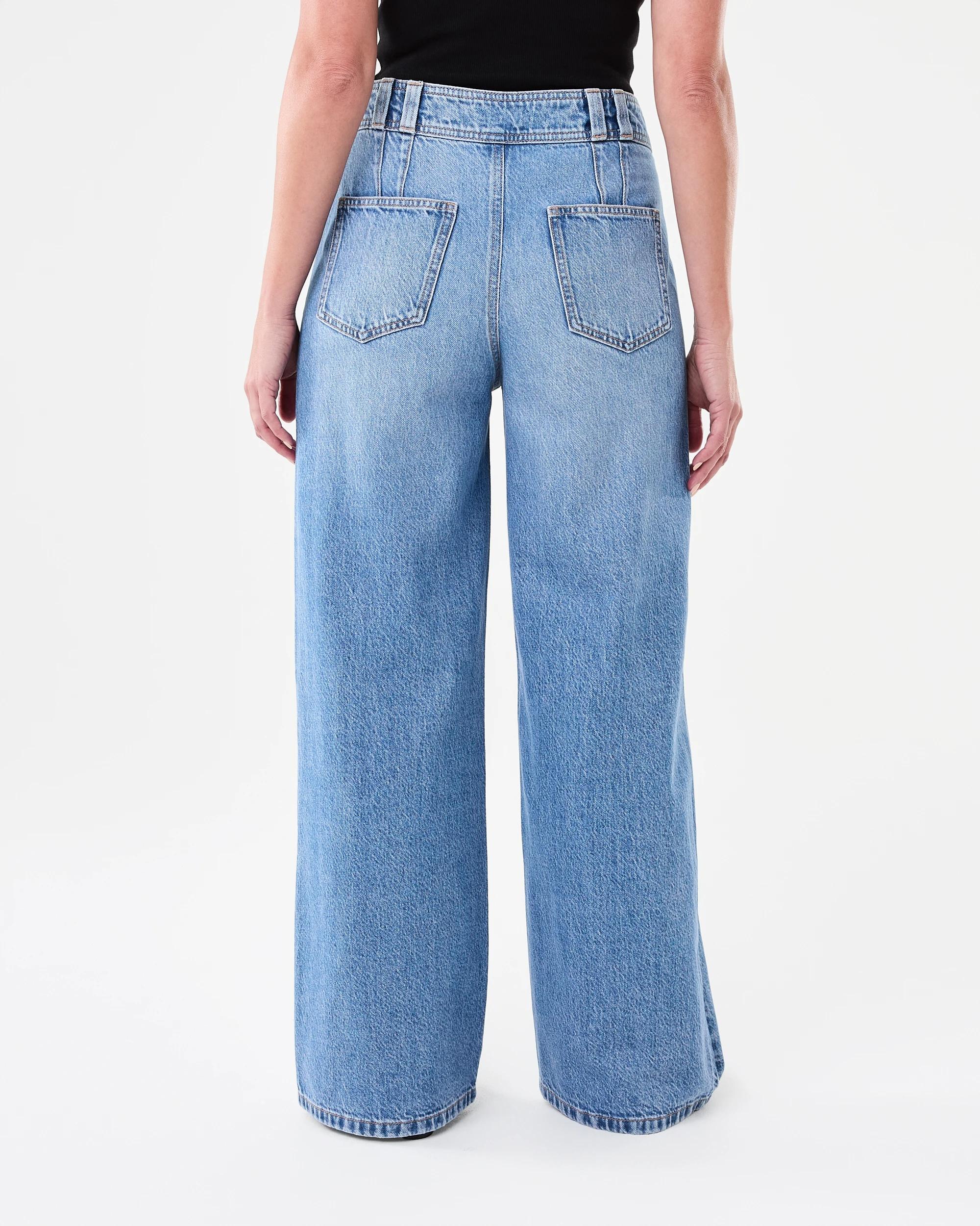 3 Detail Pocket Jeans Mid Wash, 3 of 7