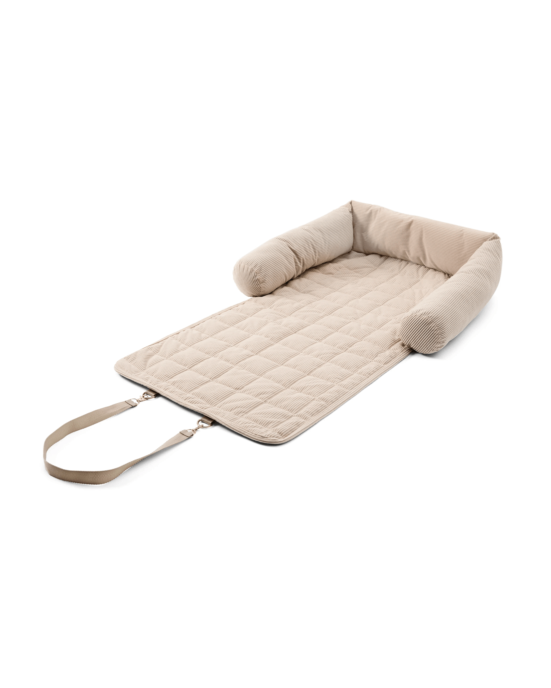 2 Pet Corduroy Couch Topper - Single Bed, Brown, 2 of 8