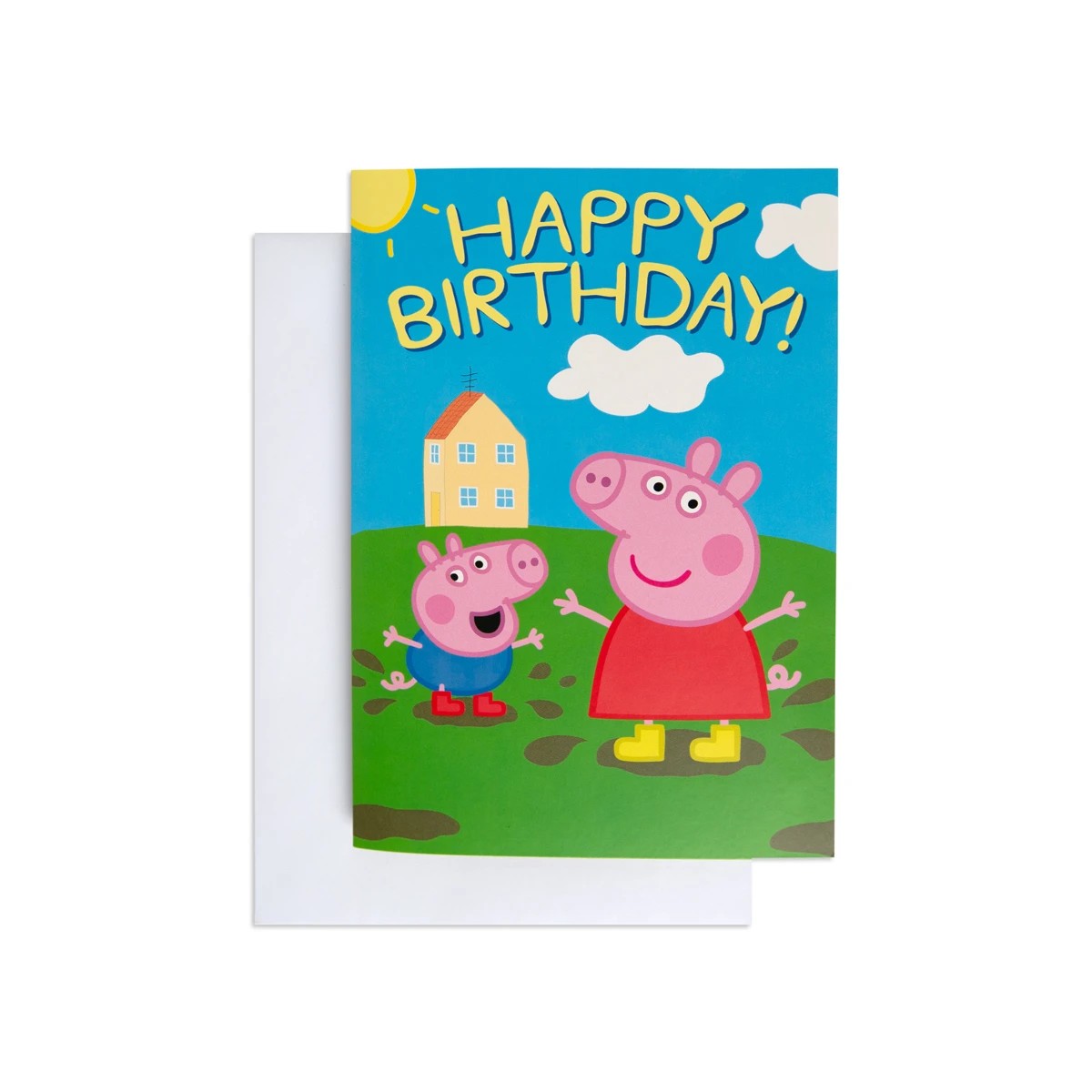 1 Hallmark Peppa Pig Interactive Birthday Card - Muddy Puddles, 1 of 4