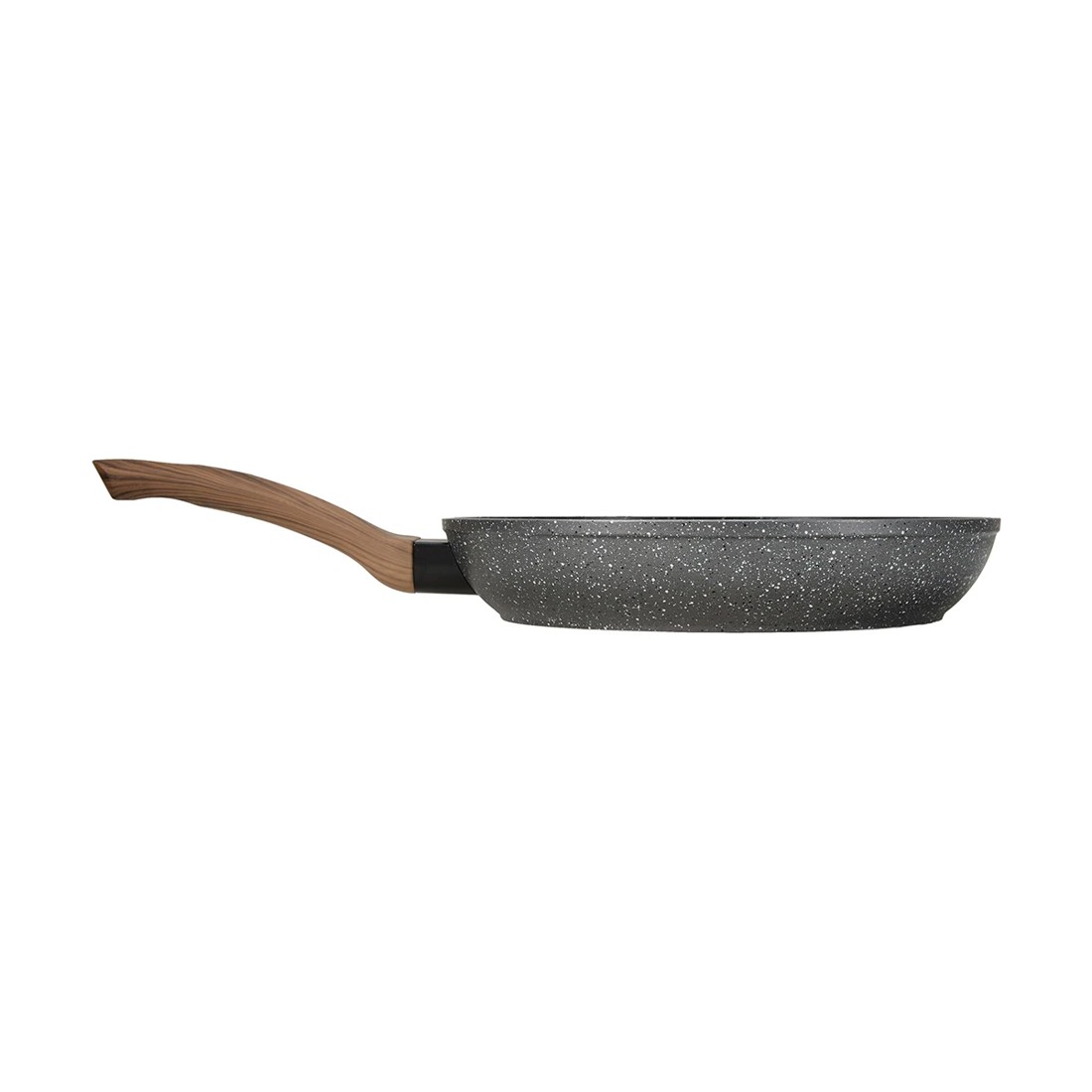 2 28cm Aluminium 4 Layer Non-Stick Frypan - Wood Look, 2 of 4