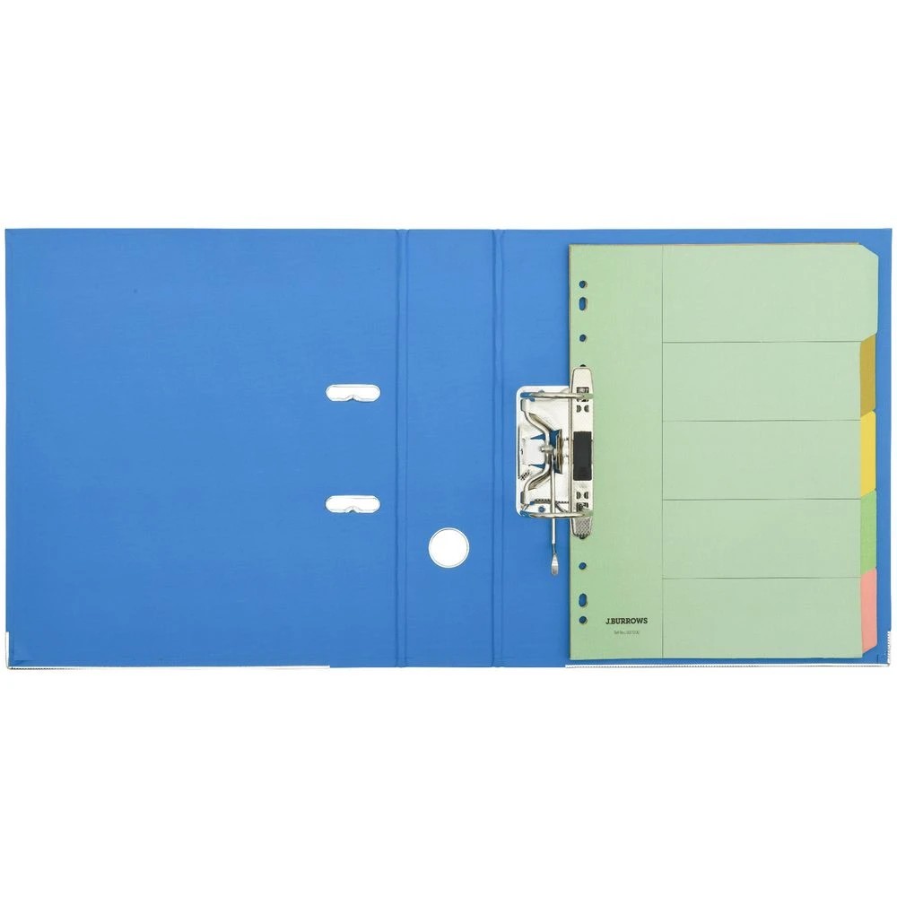 5 J.Burrows PP Lever Arch Binder Blue, 5 of 5