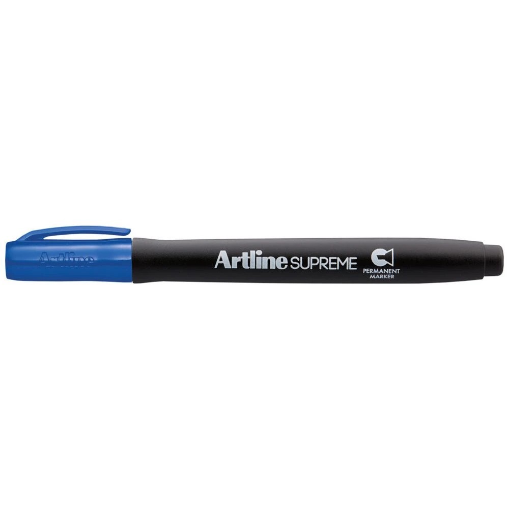 1 Artline Supreme Permanent Marker Chisel Blue, 1 of 1