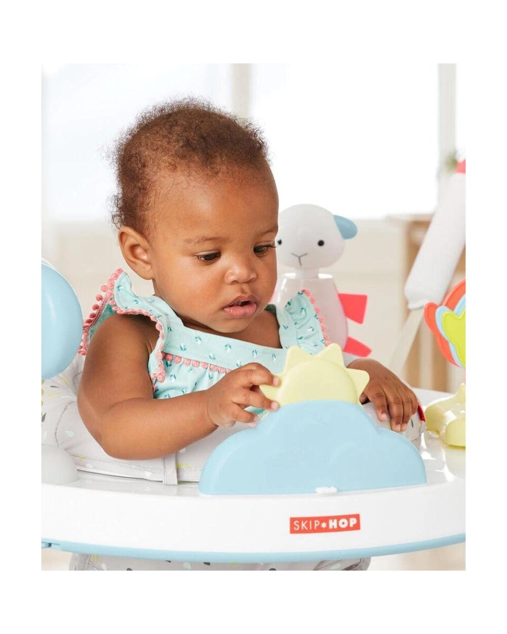 3 Skip Hop Silver Lining Cloud Jumpscape Foldaway Jumper Activity Centre, 3 of 8