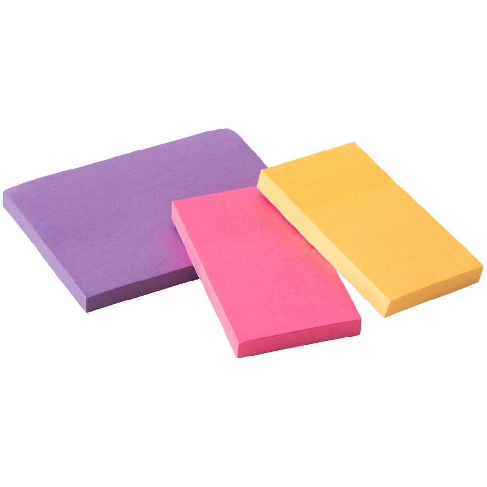 4 J.Burrows Stick-It Notes Assorted Sizes Pastel 3 Pack, 4 of 4