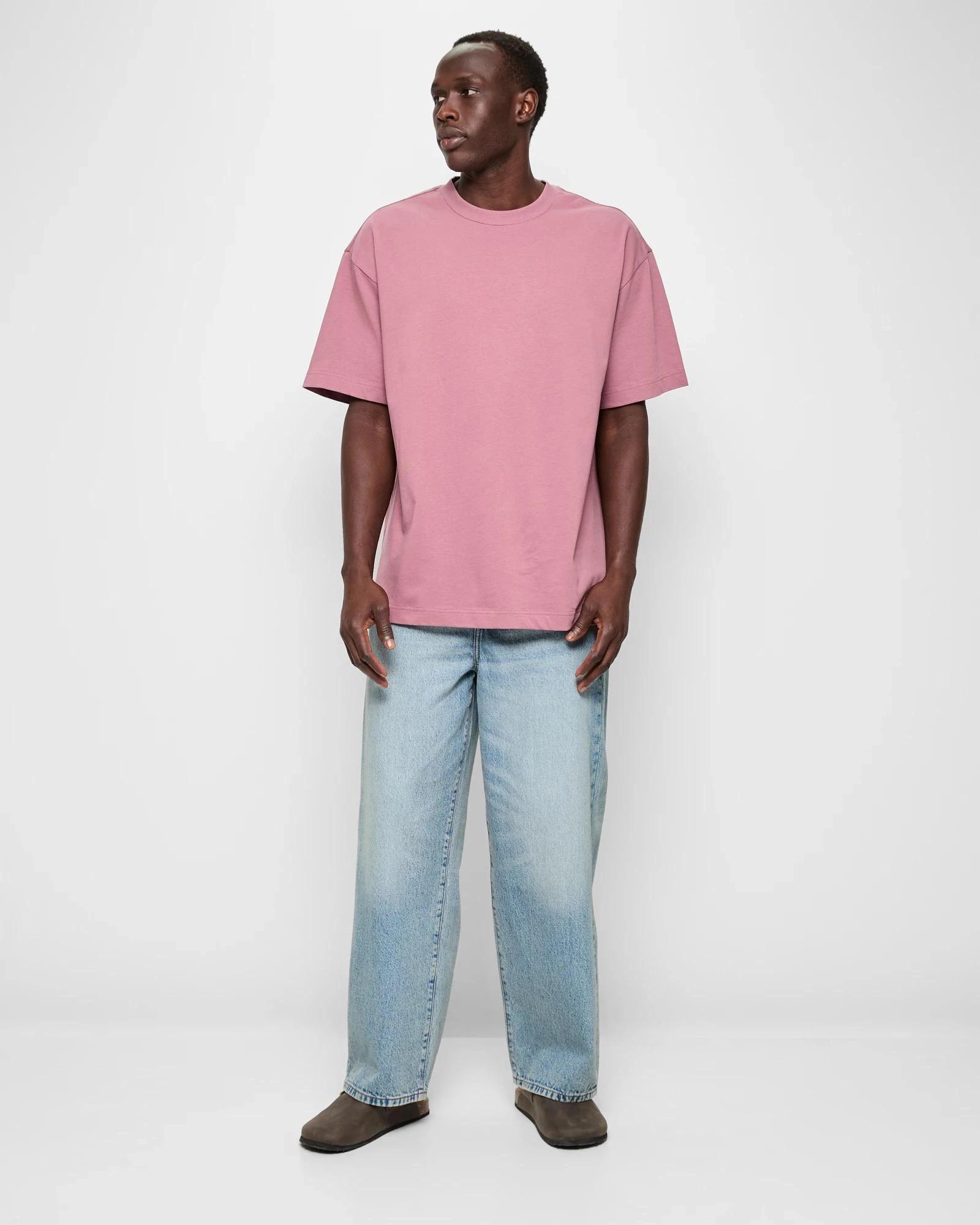 2 Heavy Core Oversized T-Shirt - Commons MAUVE, 2 of 5