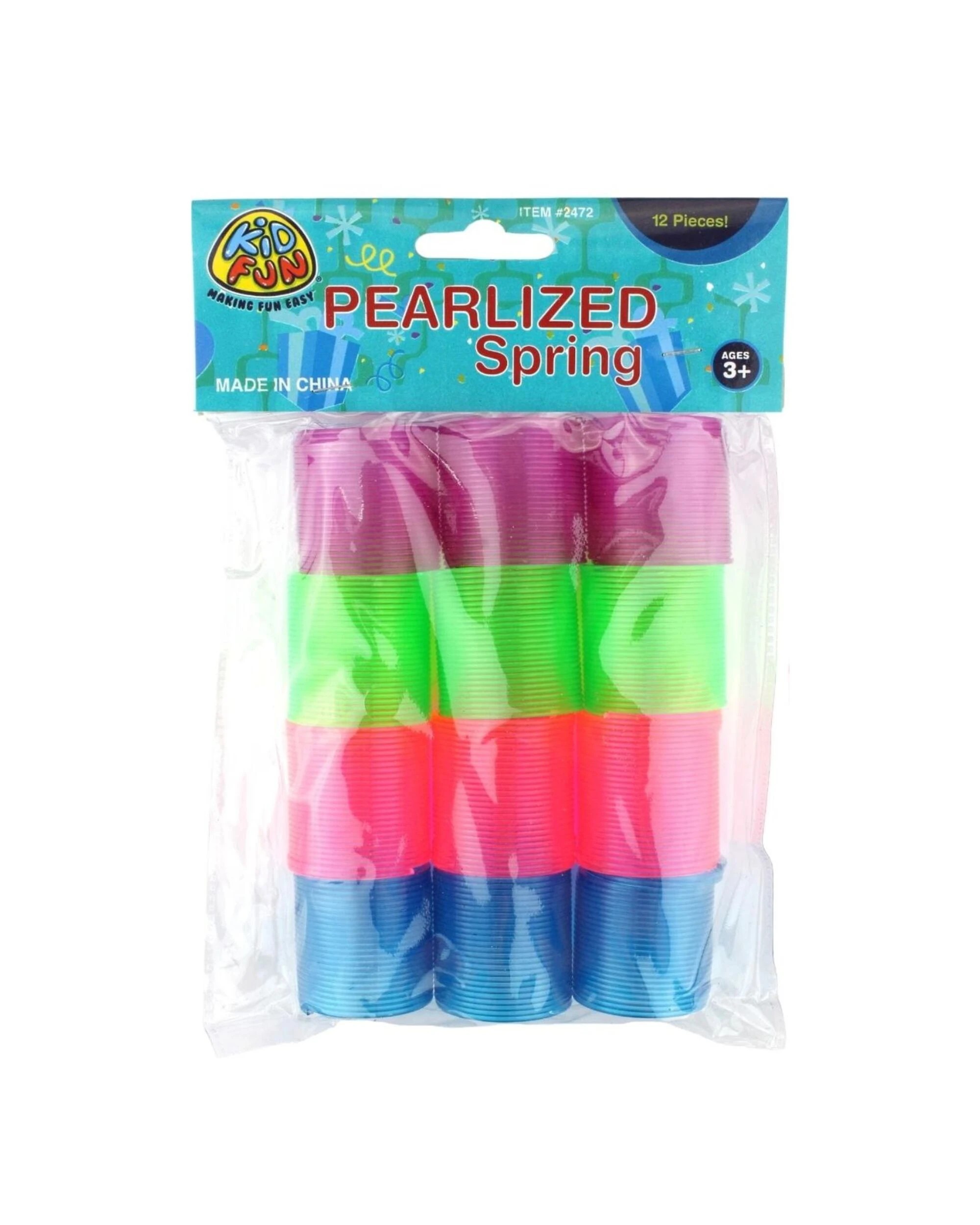 3 Partyrama Neon Coloured Mini Slinky Springs Pack of 12, 3 of 3