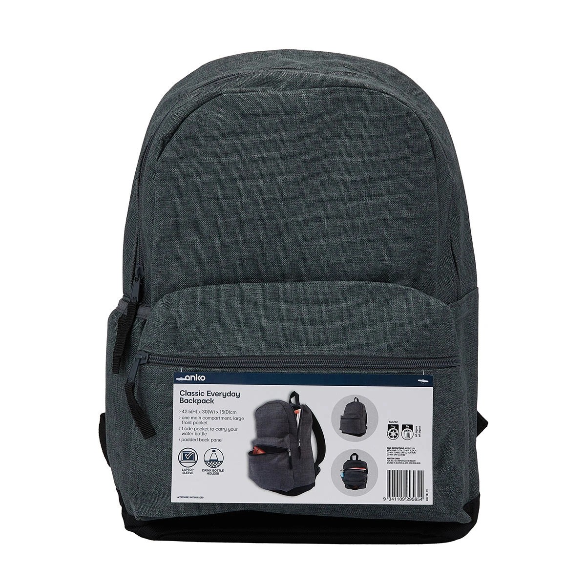 6 12.4L Classic Everyday Backpack - Grey, 6 of 6