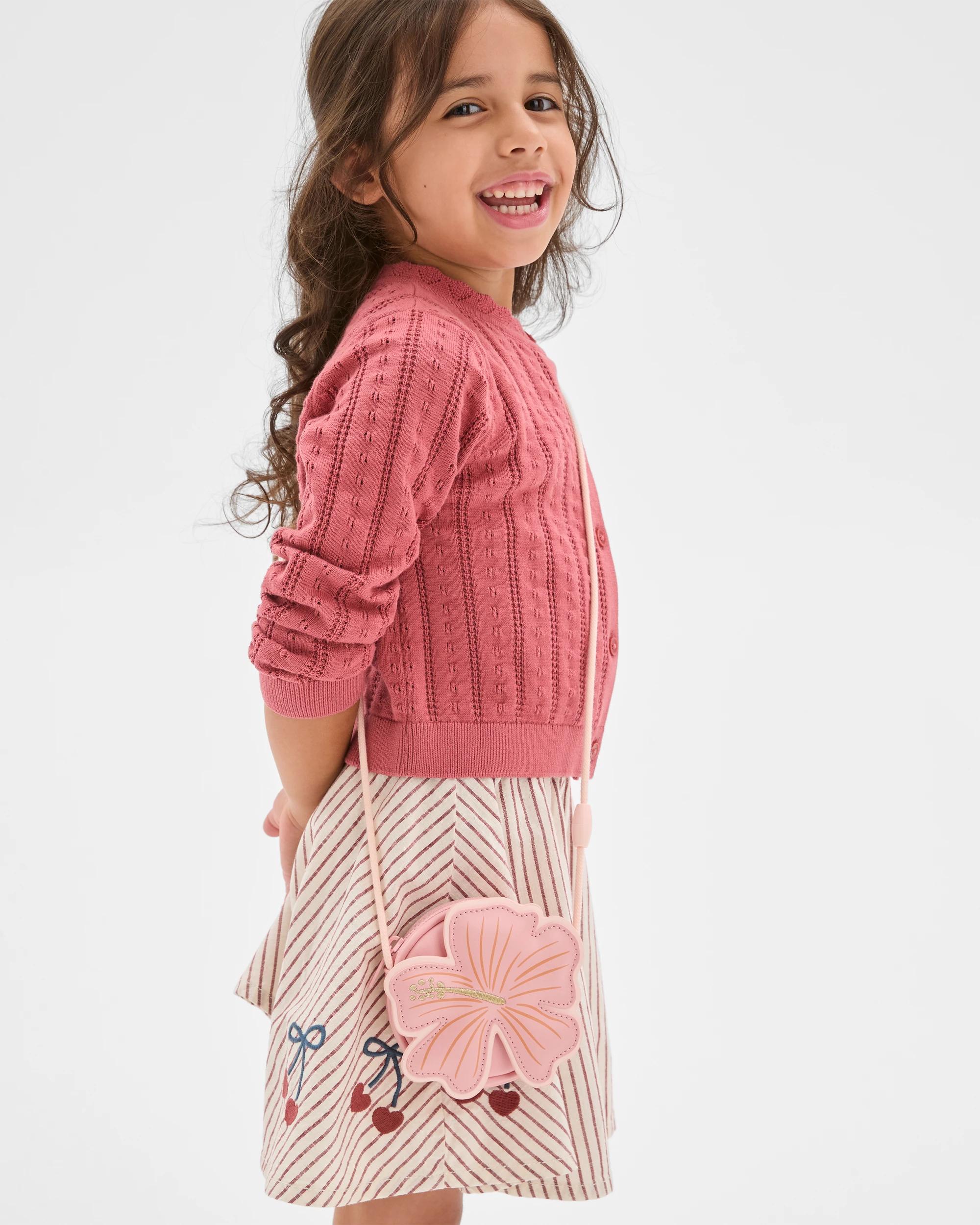 4 Target Kids Australian Cotton Knit Cardigan and Skirt Set RED, 4 of 7