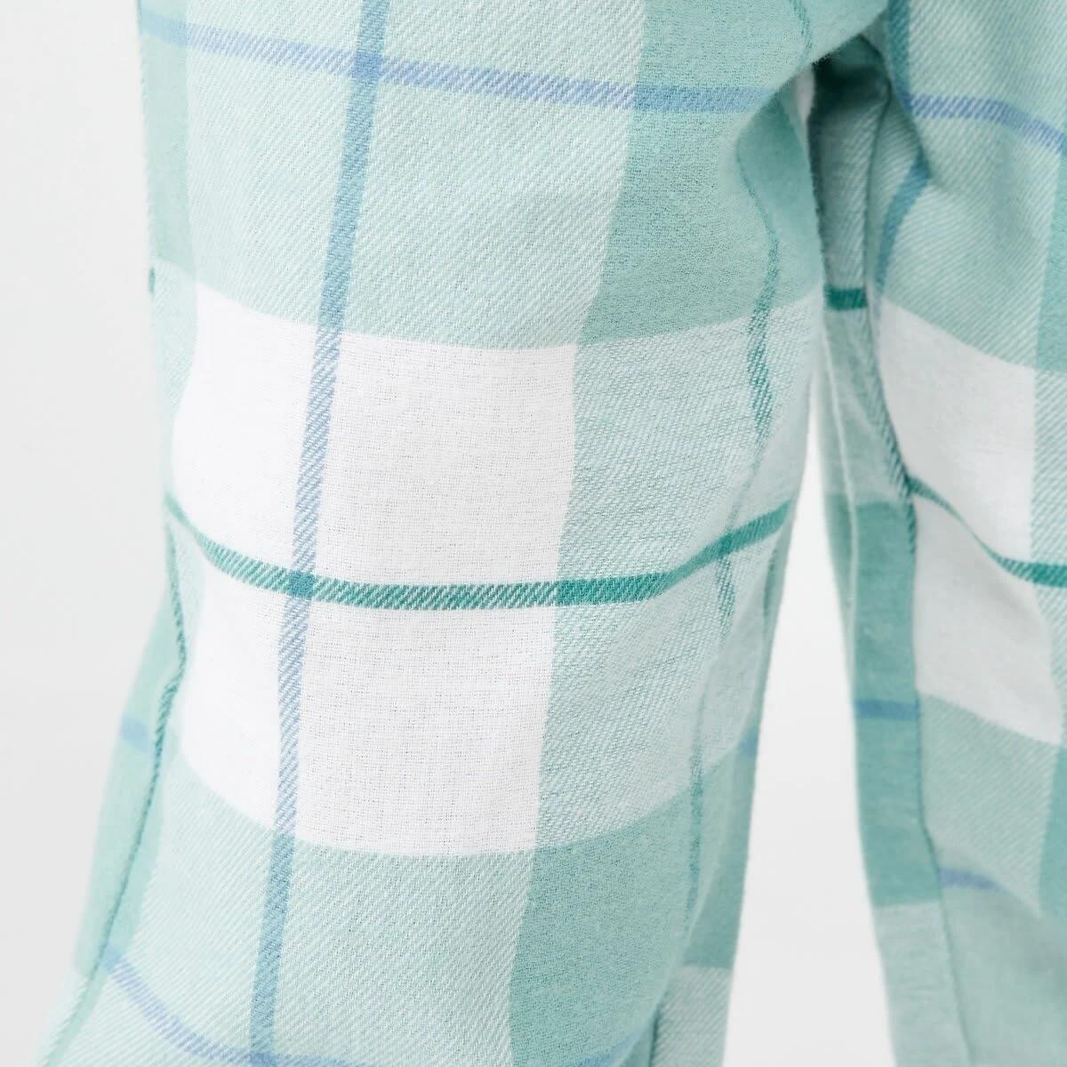5 Knit Flannel Pyjama Set Grn Dino, 5 of 9