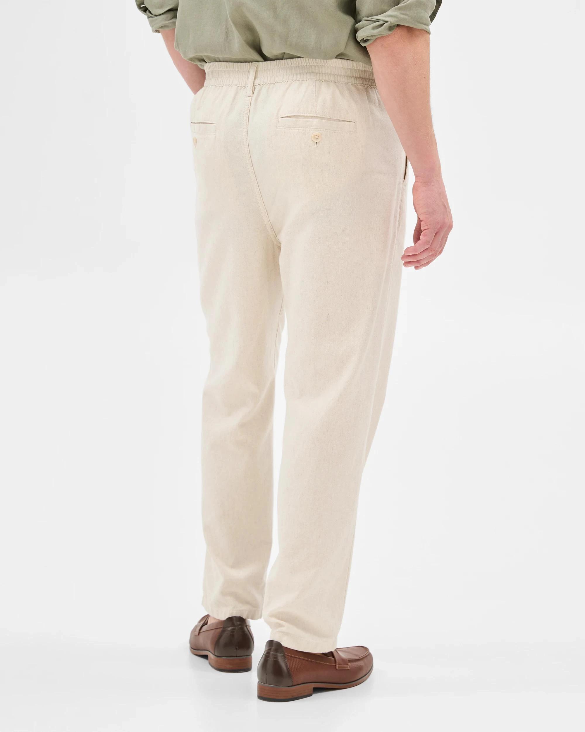 6 Target Australian Cotton Blend Pleated Pants LIGHT STONE, 6 of 6