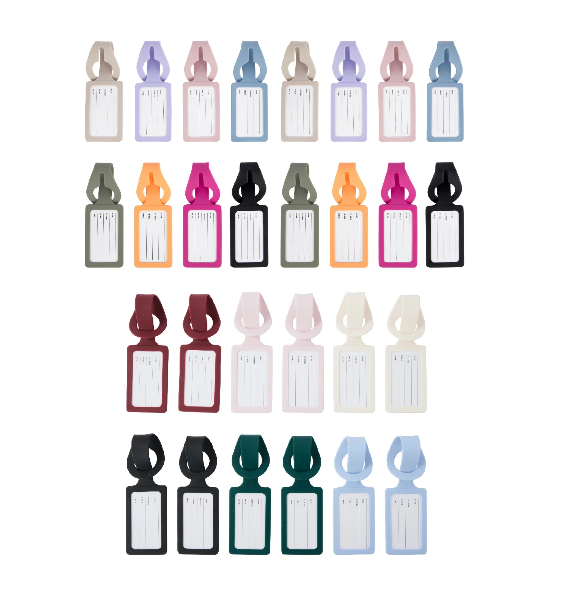 1 2 Piece Luggage Tags - Assorted, 1 of 6