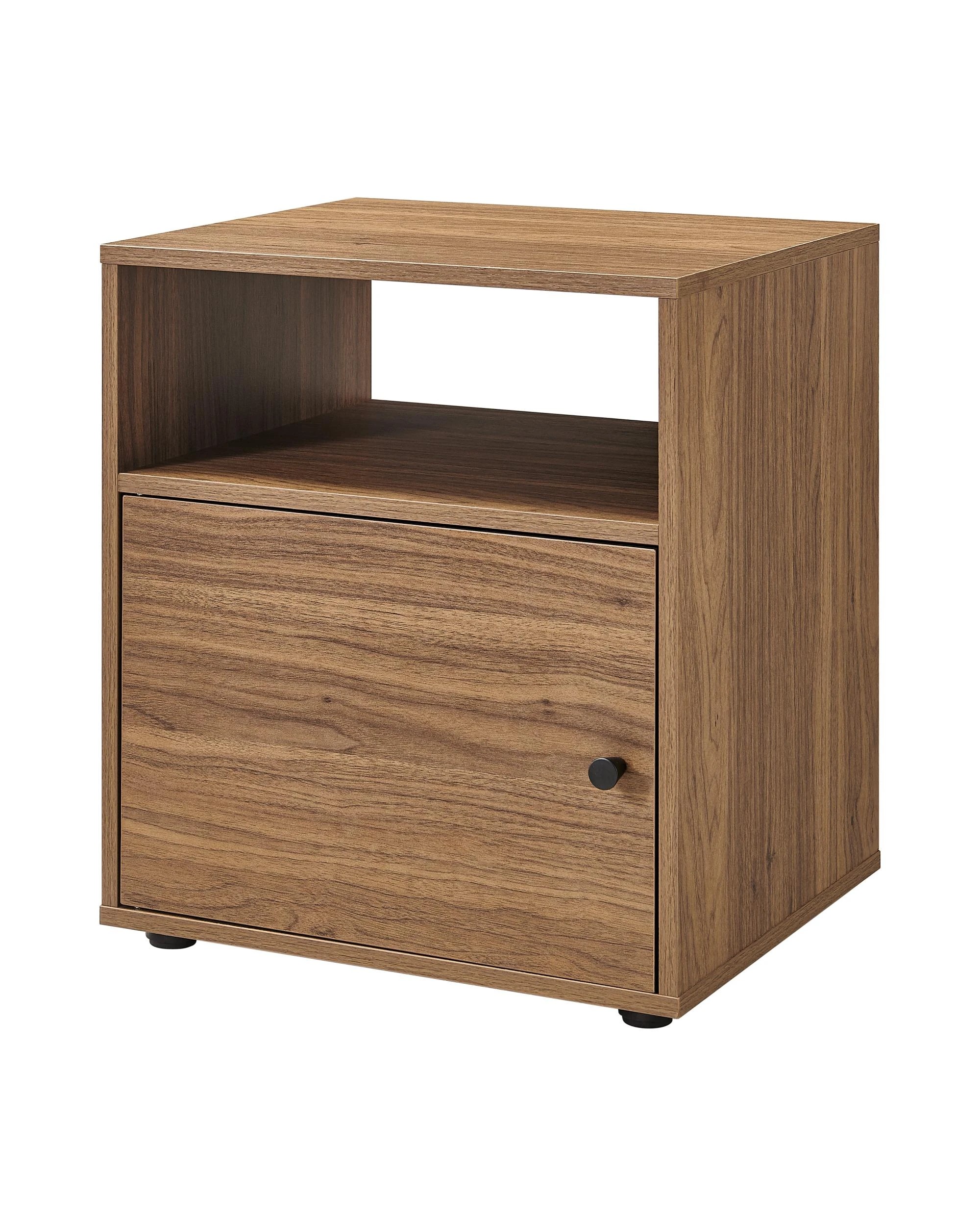 1 Kodu Bedside Unit Side Table 1 Door - Brown, 1 of 7