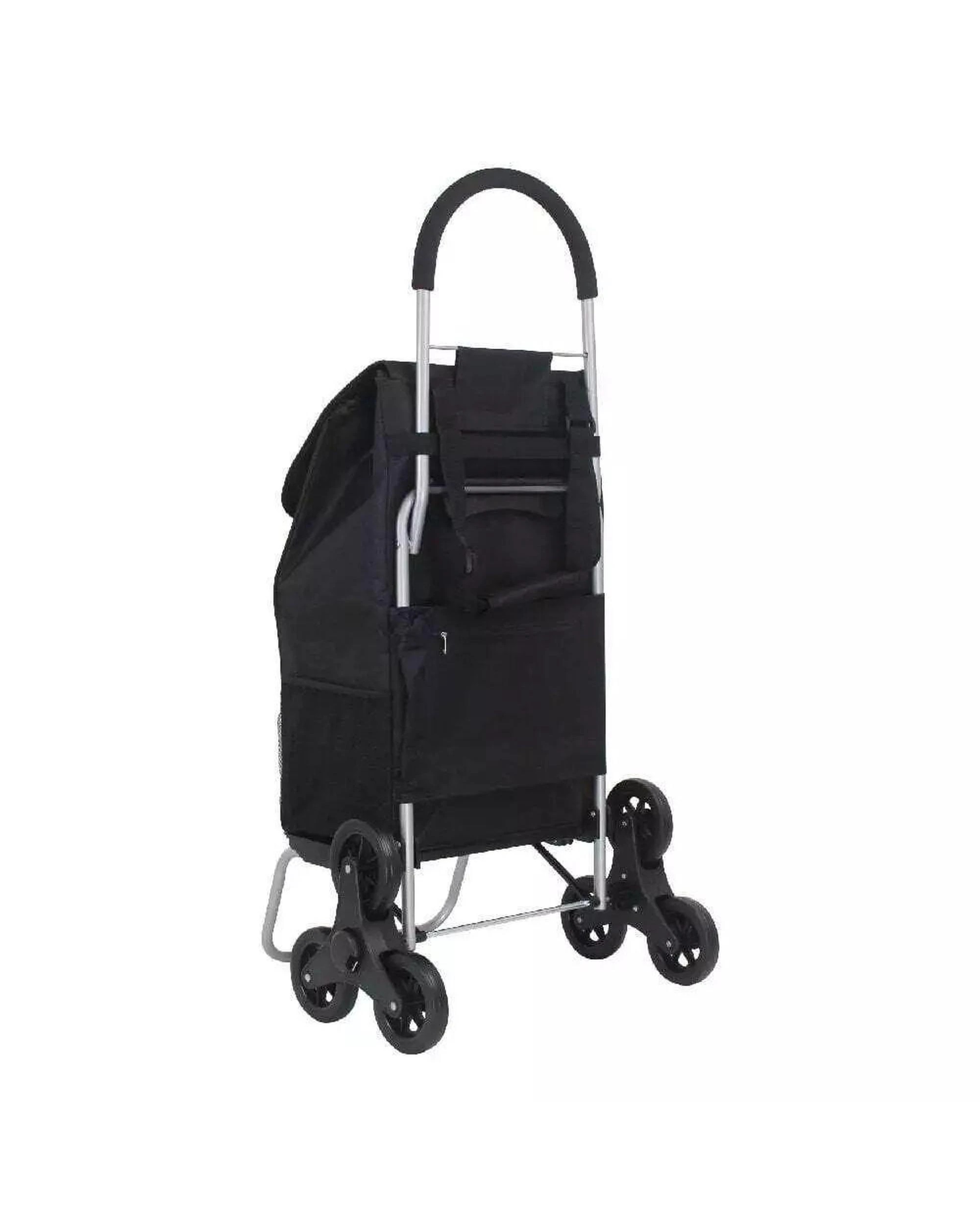 3 Handy Trolley with Climbing Wheels 40L  Black, 3 of 8