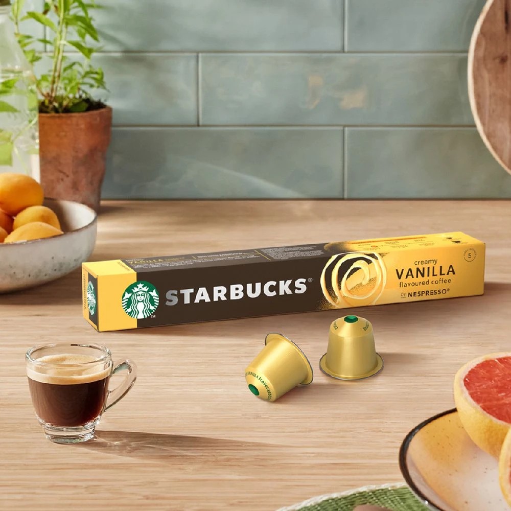 4 Nespresso Starbucks Creamy Vanilla Capsules 10 Pack, 4 of 5
