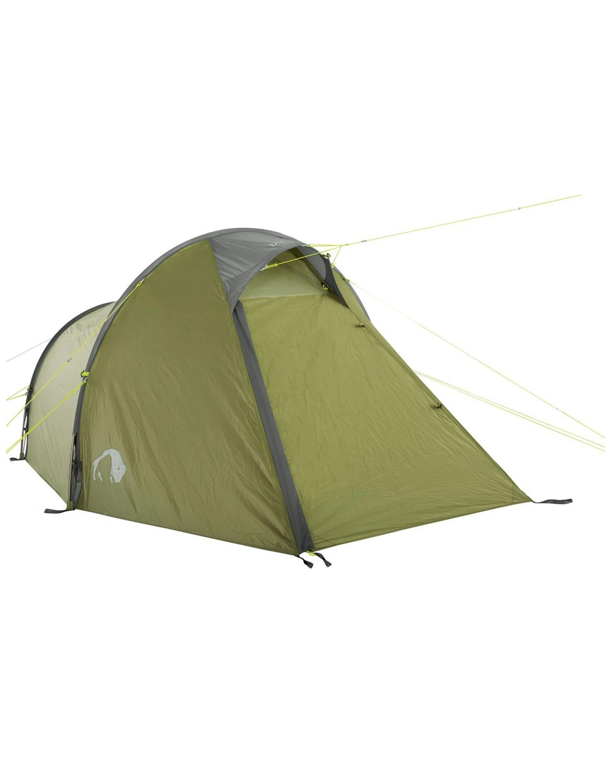 3 Tatonka Narvik 2 Person Tunnel Tent Waterproof Sealed Seams - Green, 3 of 5