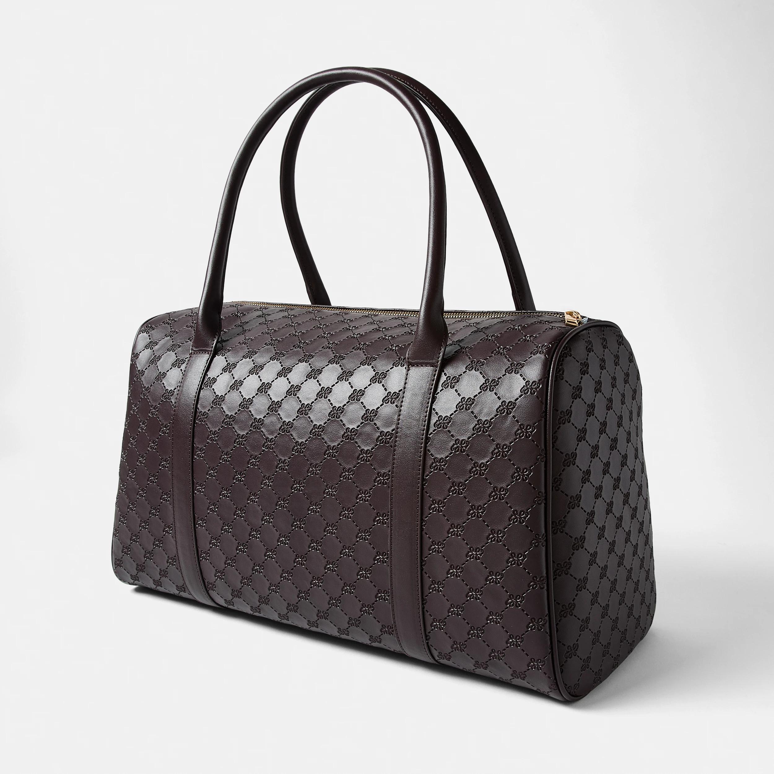 2 Embossed Weekender Bag Monogram, 2 of 4