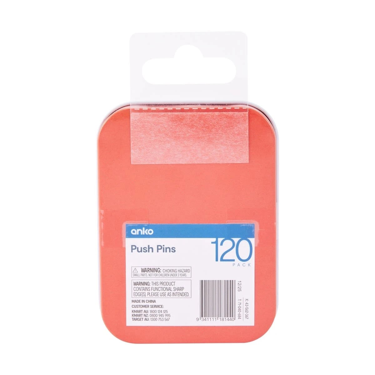 6 120 Pack Push Pin, 6 of 6