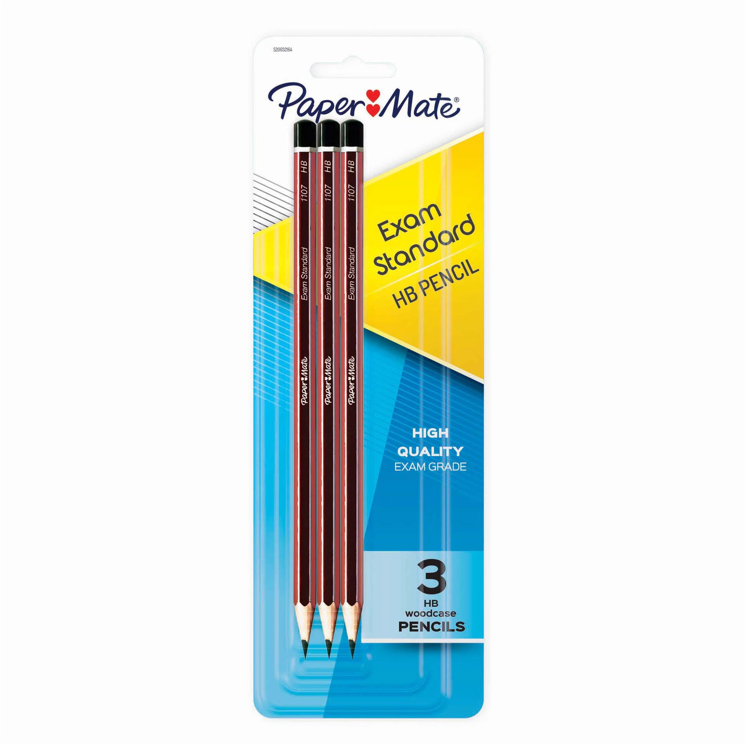 1 3 Pack Paper Mate Woodcase HB Pencils, 1 of 3