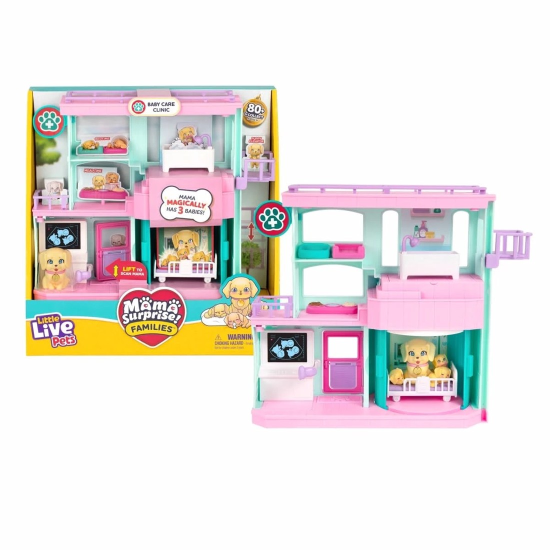 2 Little Live Pets Mama Surprise Families Baby Care Clinic Playset, 2 of 10