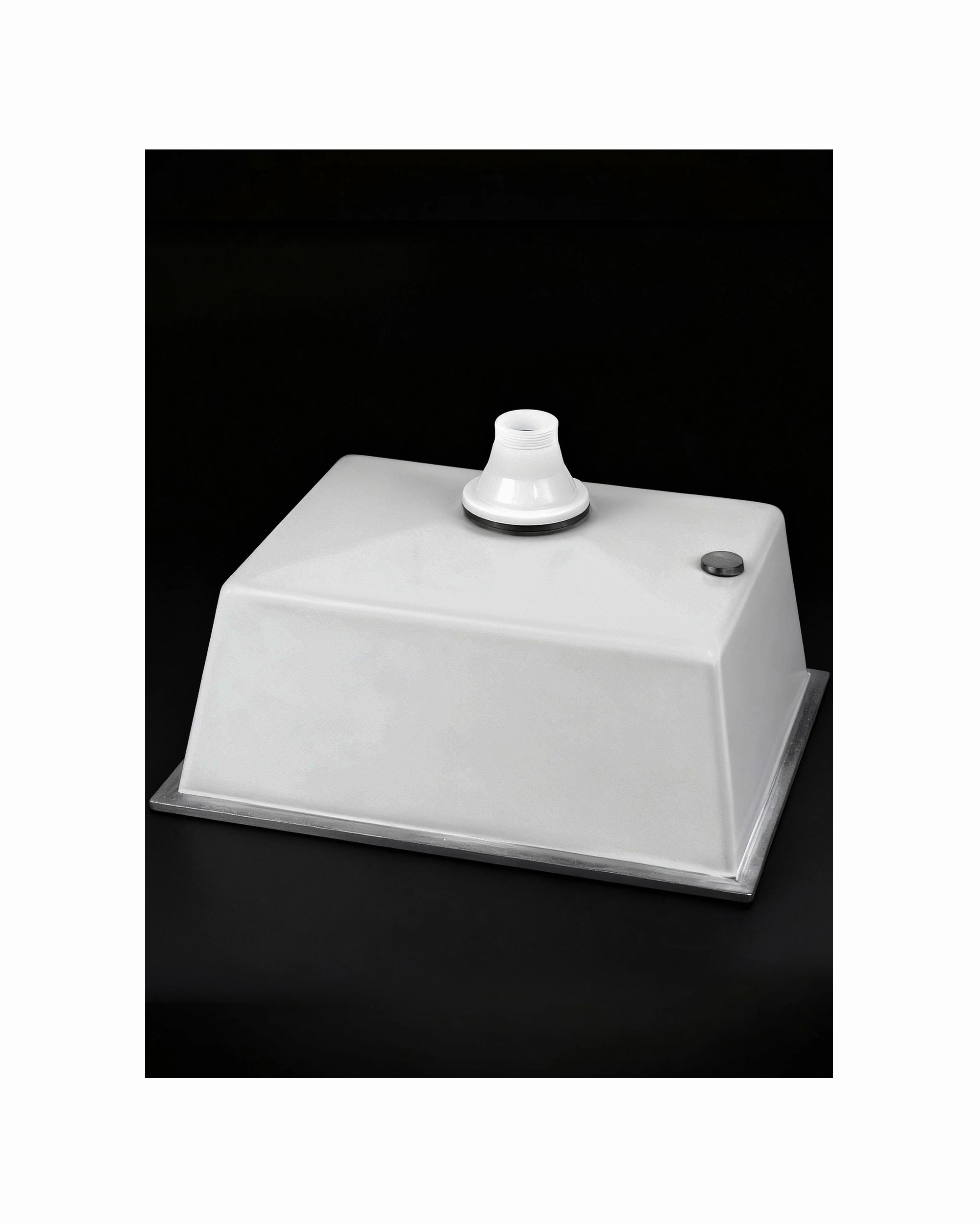 5 Cefito Kitchen Sink 55x45cm Granite Stone Sink Single Bowl - White, 5 of 6
