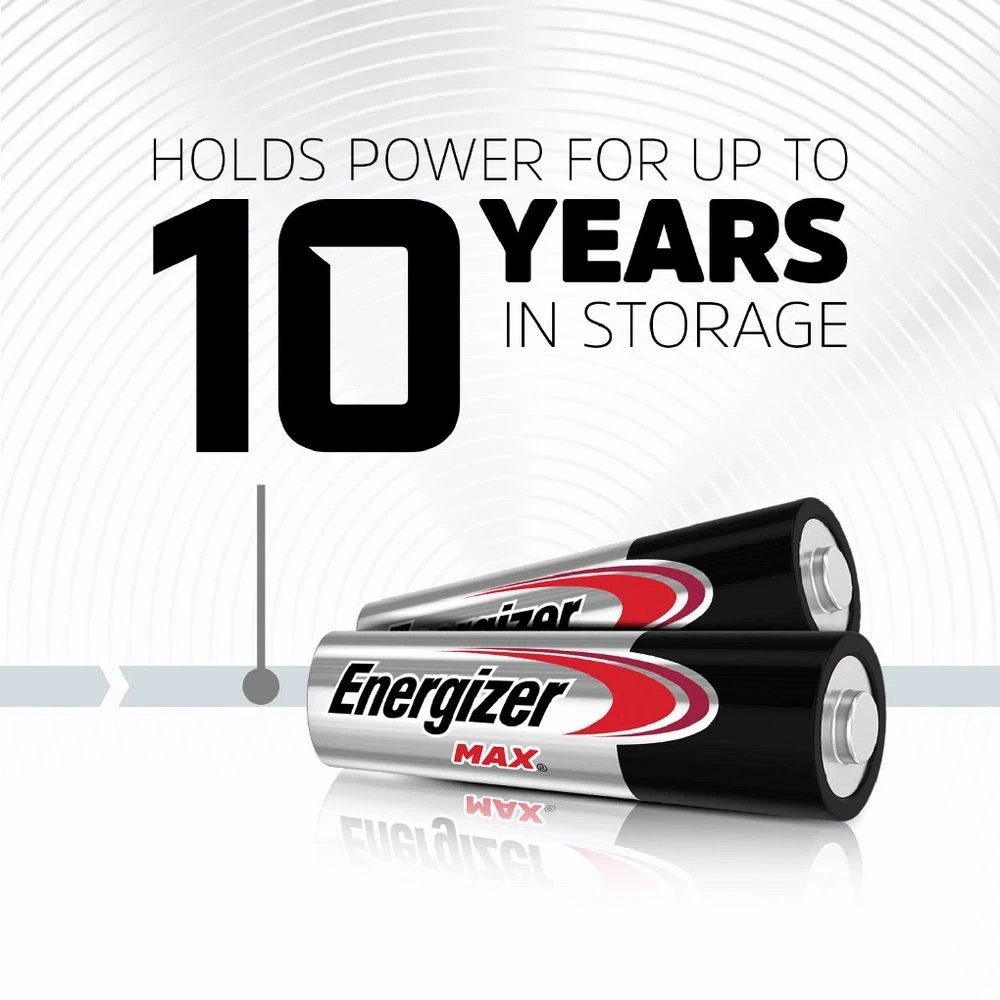 6 Energizer MAX AA Alkaline Batteries 10 Pack, 6 of 10