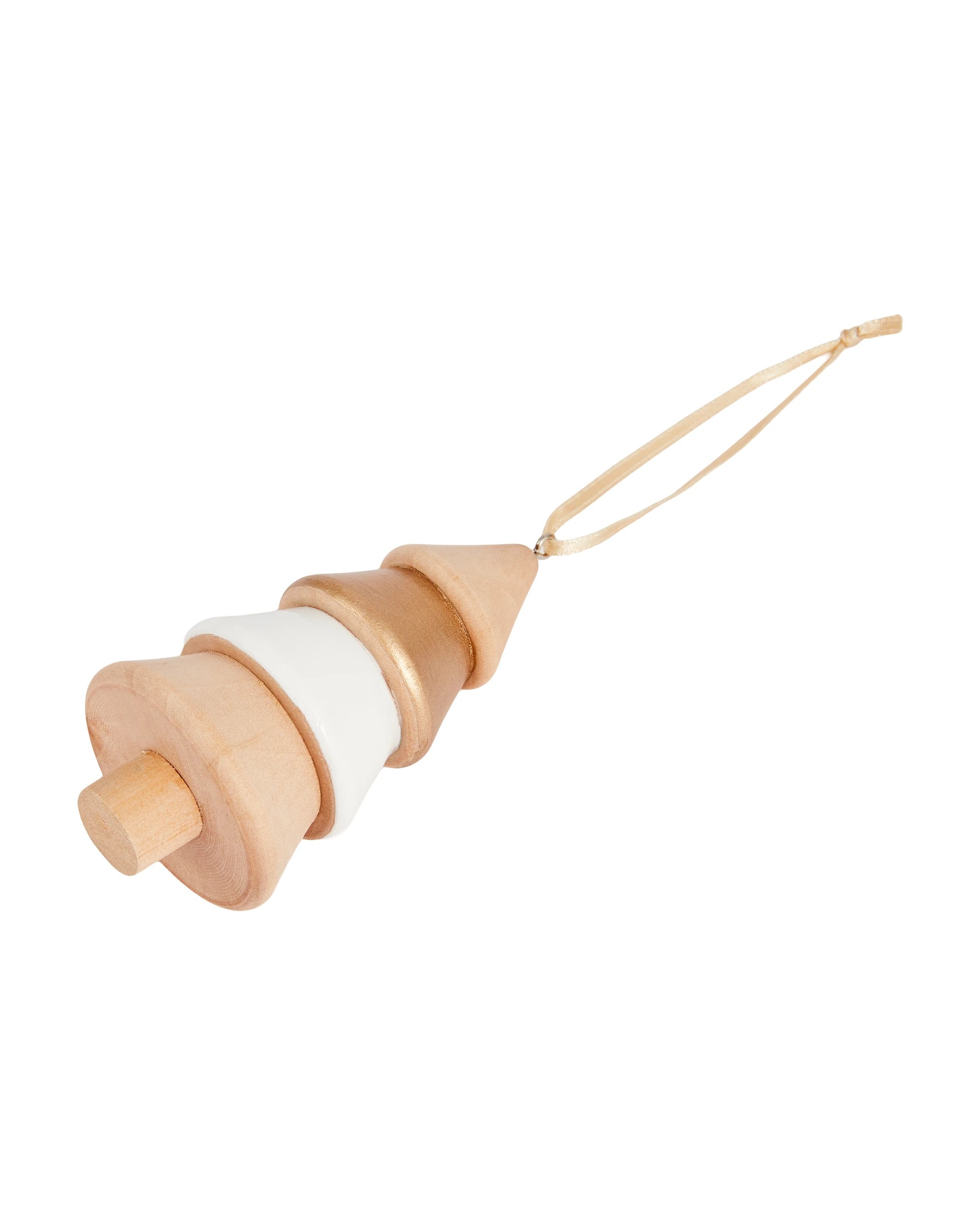 4 Wooden Tree Decoration - Assorted, 4 of 6