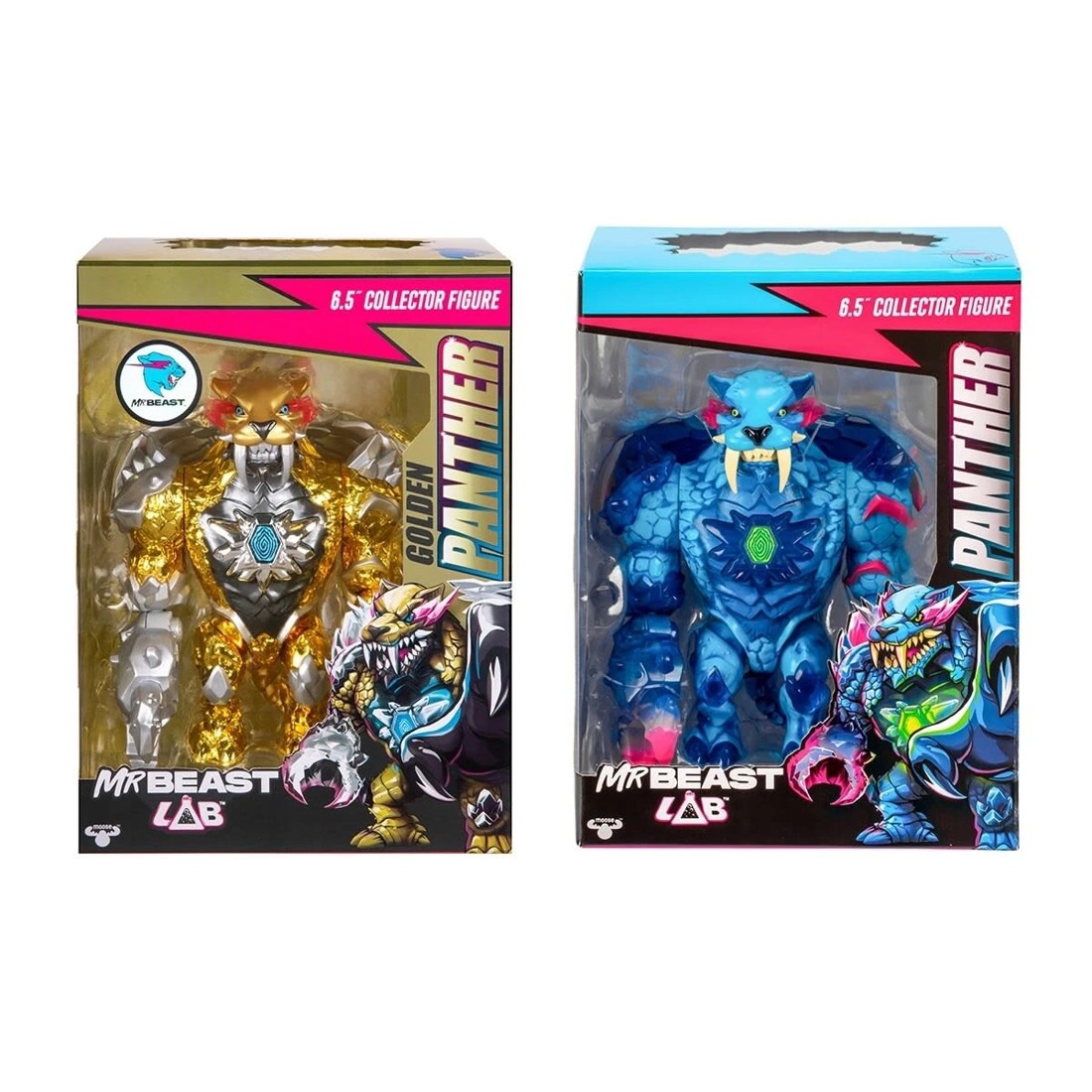 1 MrBeast Lab Apex Beast Collector Figure, Apex Beast Panther - Assorted, 1 of 6
