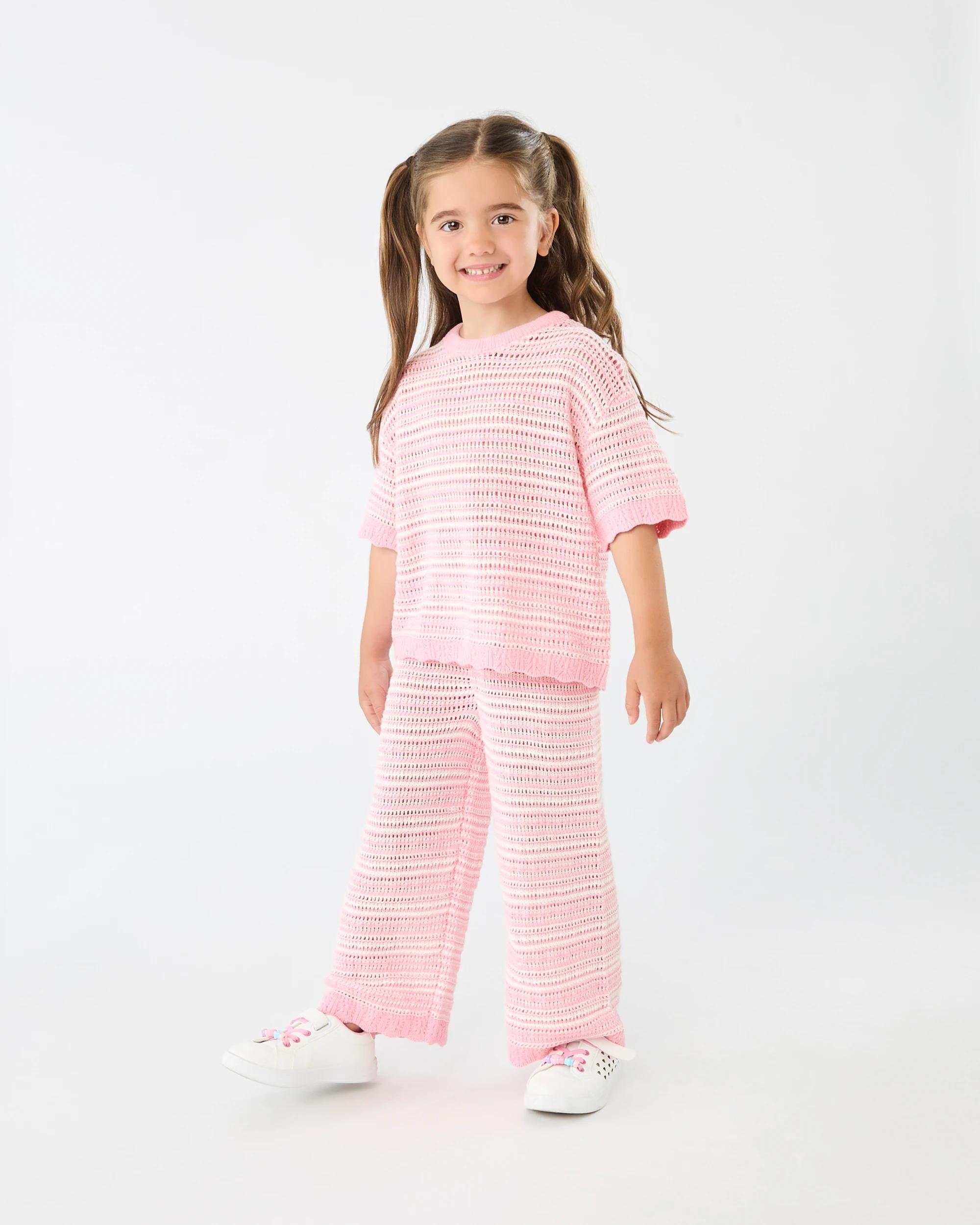 1 Crochet Set Pnk Stripe, 1 of 5