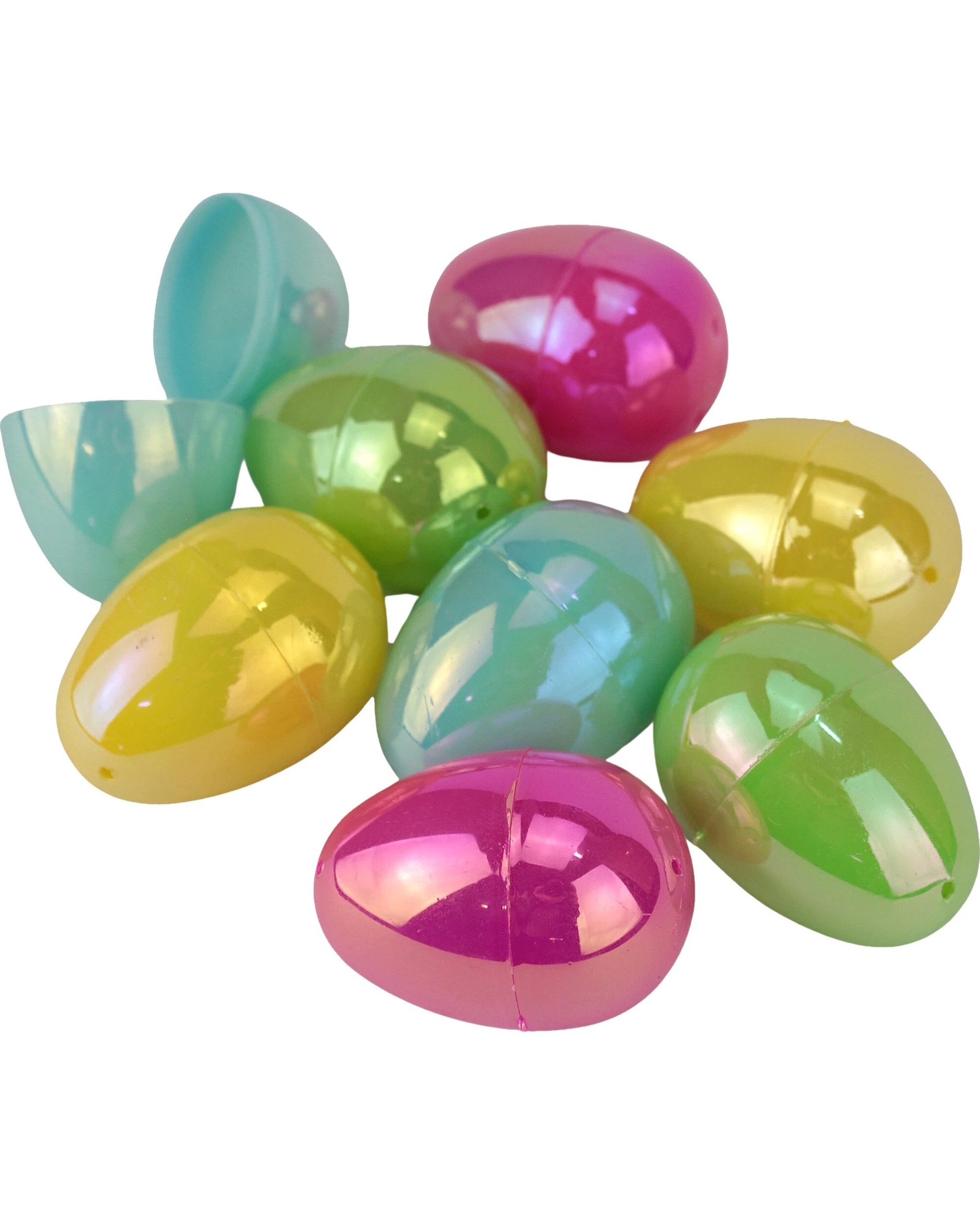 1 Uncle Bills Iridescent Fillable Easter Eggs 6cm Pack of 8 - Multi, 1 of 1