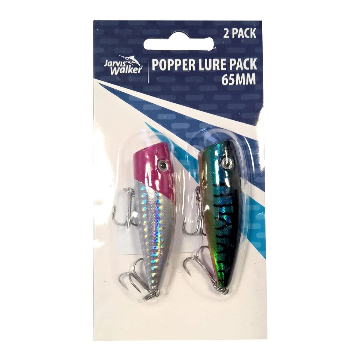 1 Jarvis Walker 65mm Popper Lures - Assorted, 1 of 4