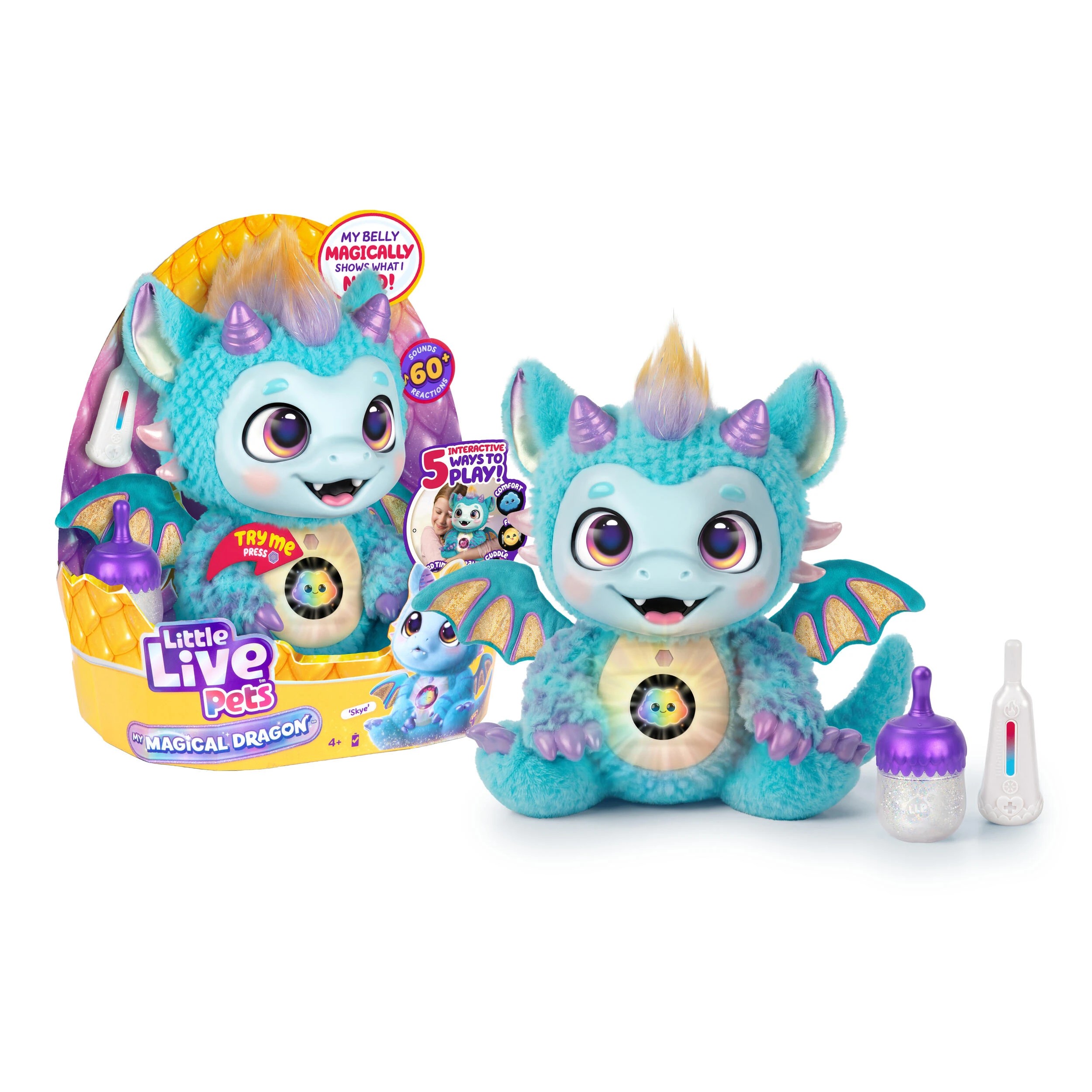 1 Little Live Pets My Magical Dragon - Skye, 1 of 10
