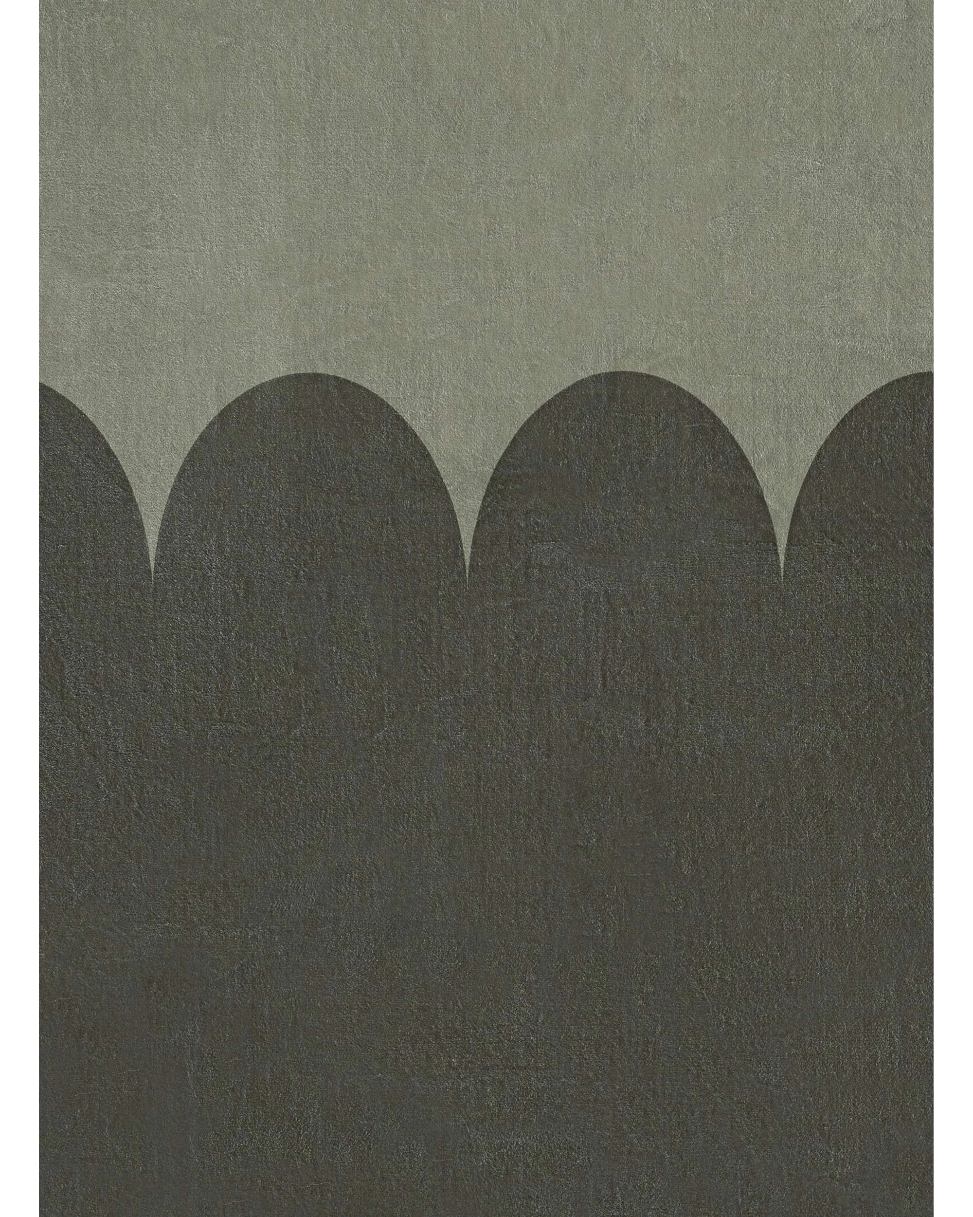 7 Loopsie Inuya Printed Dark Washable Rug - Green, 7 of 8