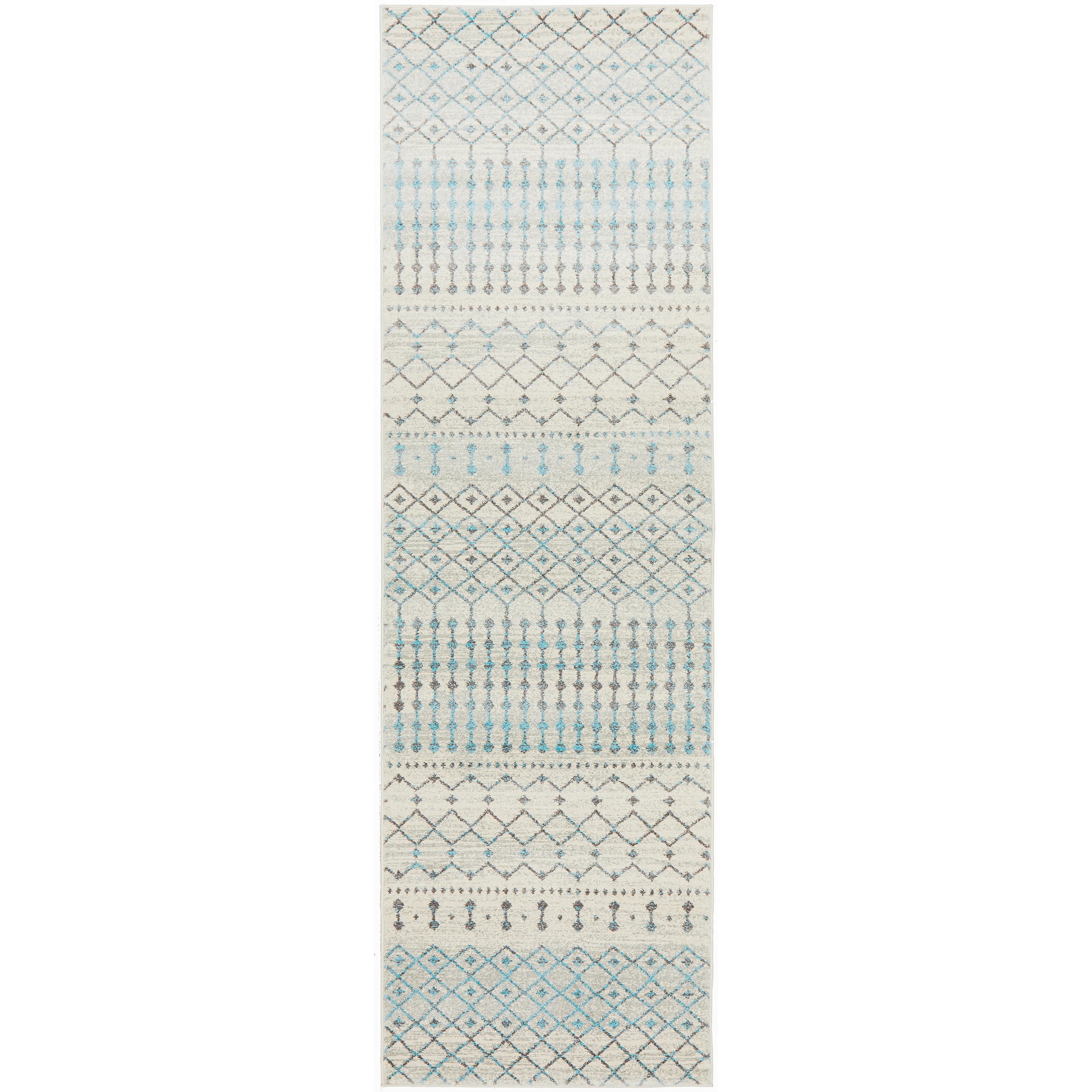 4 Common Ground Rugs Encore 260 Runner 400x80 cm Rug - Silver, 4 of 8