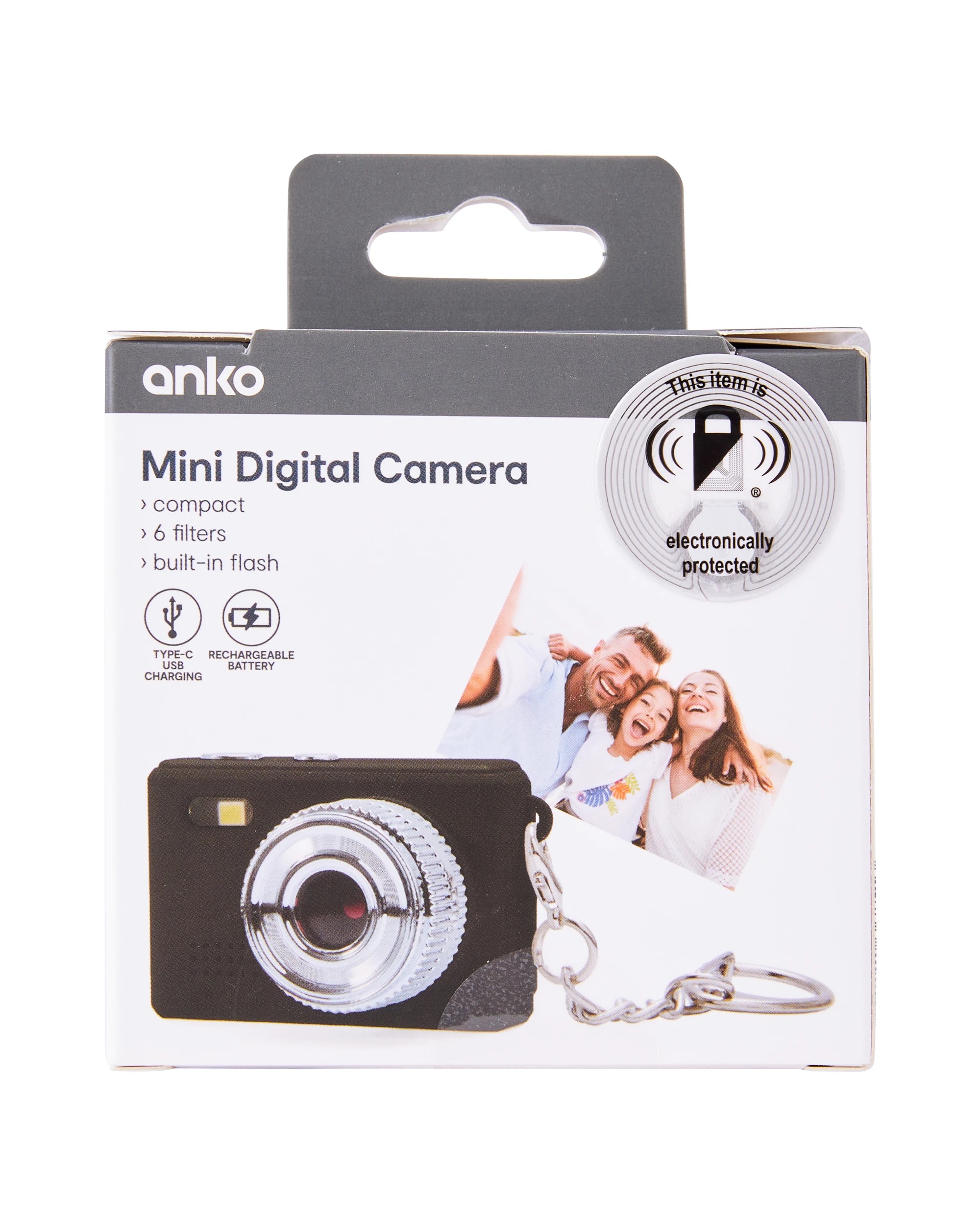 6 Mini Digital Camera - Black, 6 of 6