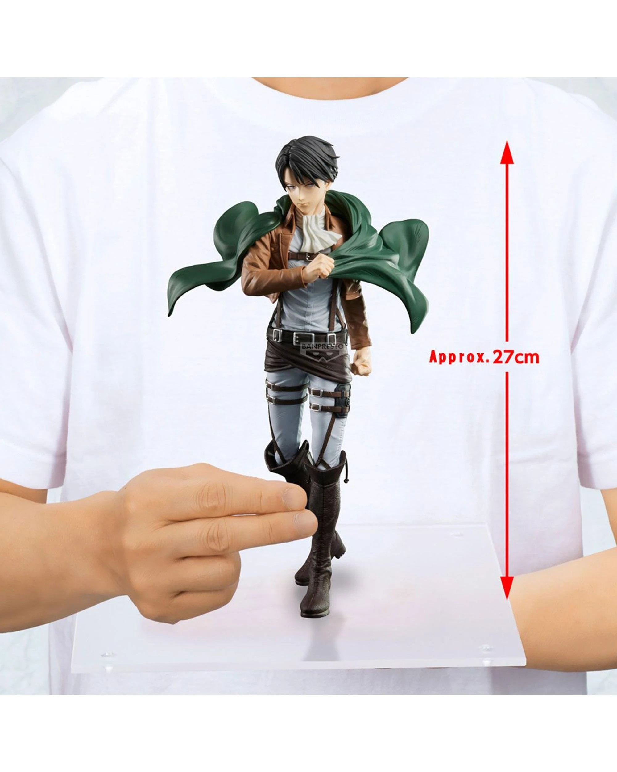 5 Banpresto Attack of Titan Grandista Levi Ackerman Figure, 5 of 5