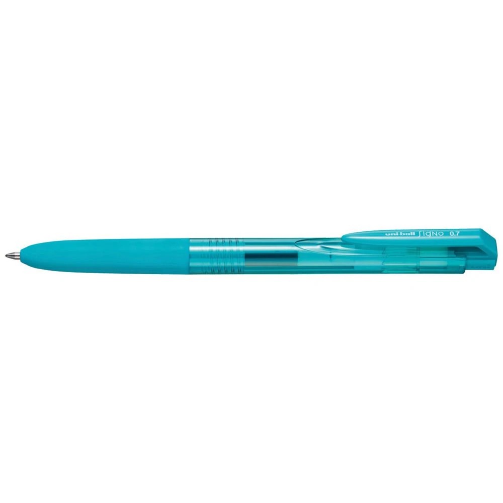 1 Uniball Signo RT1 Retractable Gel Pen 0.7mm Turquoise, 1 of 1