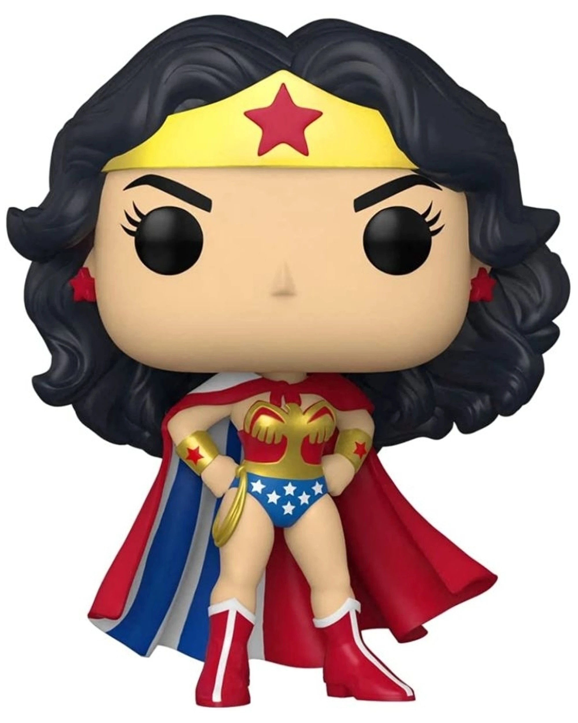 3 POP Pop Vinyl Figurine Wonder Woman 80th Anniversary Classic With Cape 10cm - Multi, 3 of 3