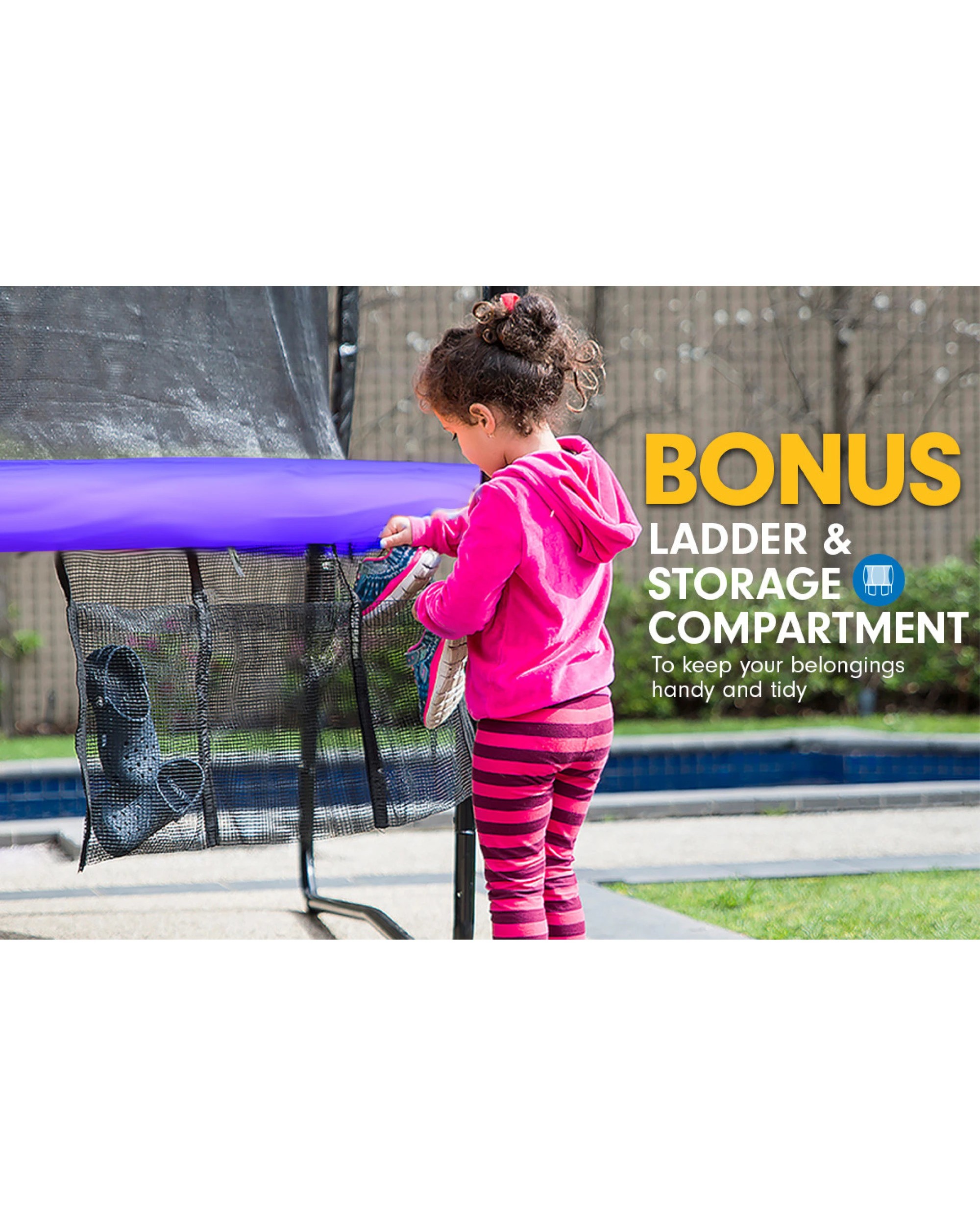 6 Kahuna Trampoline 8 Ft Round Outdoor - Purple, 6 of 6