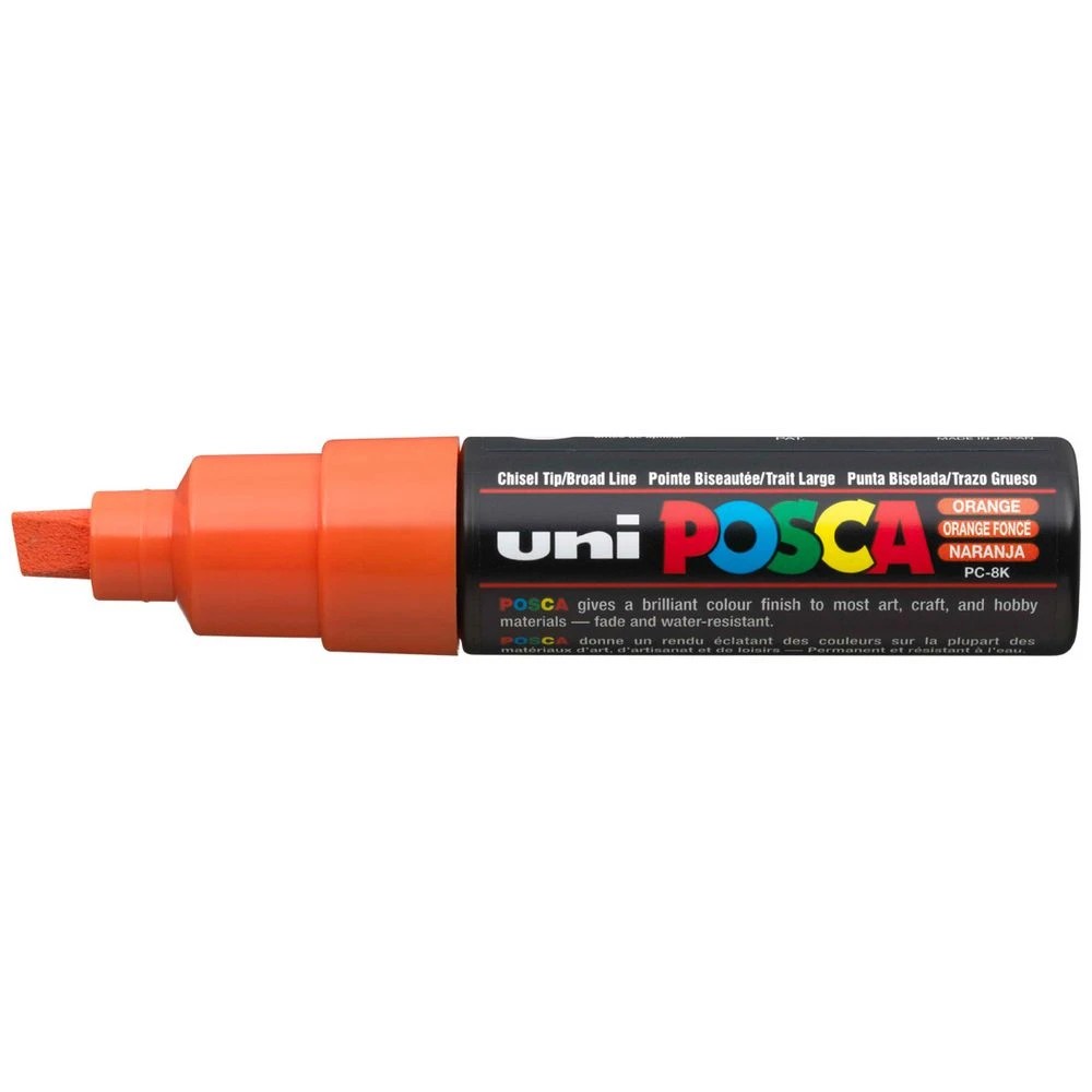 1 POSCA PC 8K Paint Marker Orange, 1 of 6