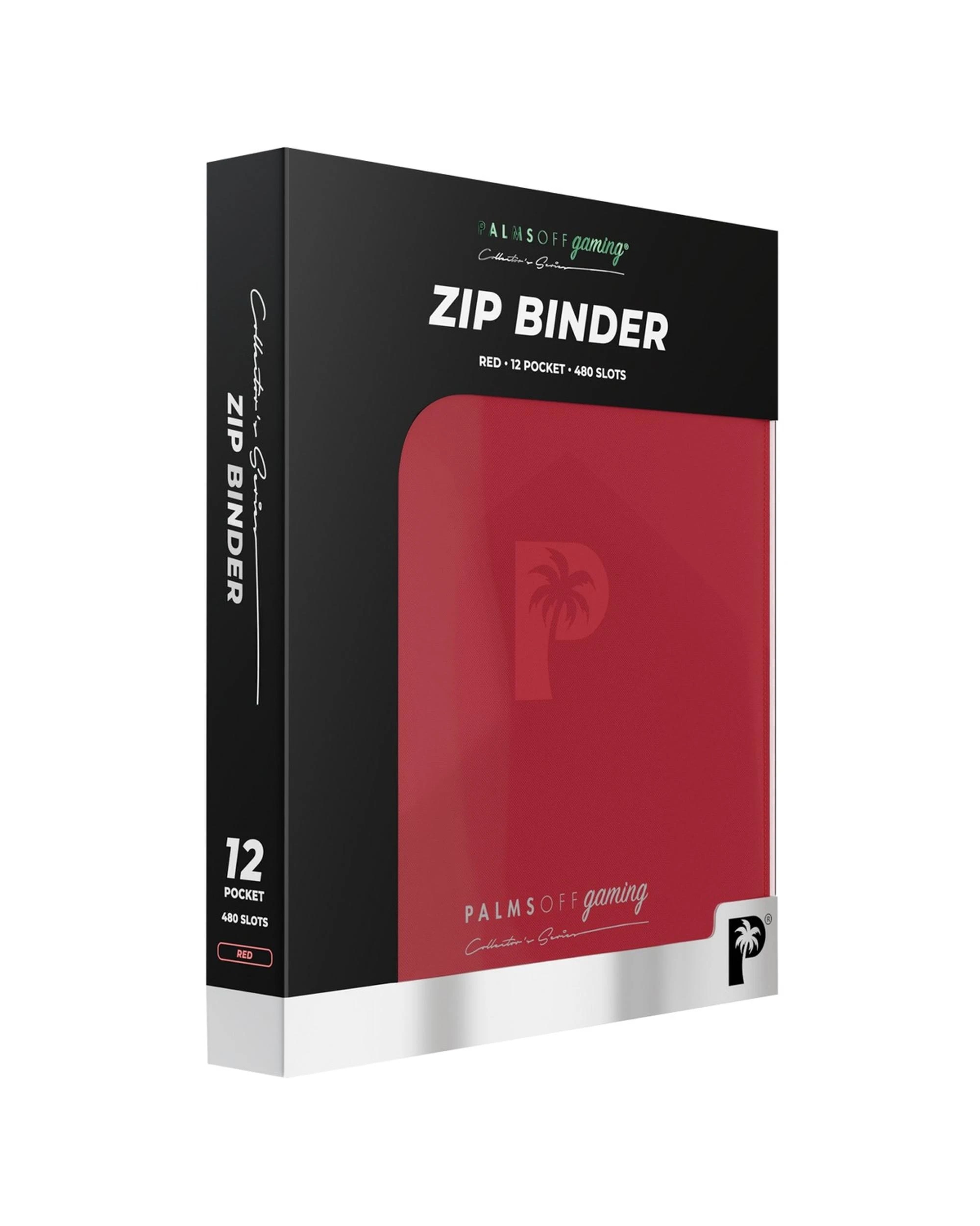 8 Palms Off Gaming Collector's Series 12 Pocket Zip Binder - Red, 8 of 8
