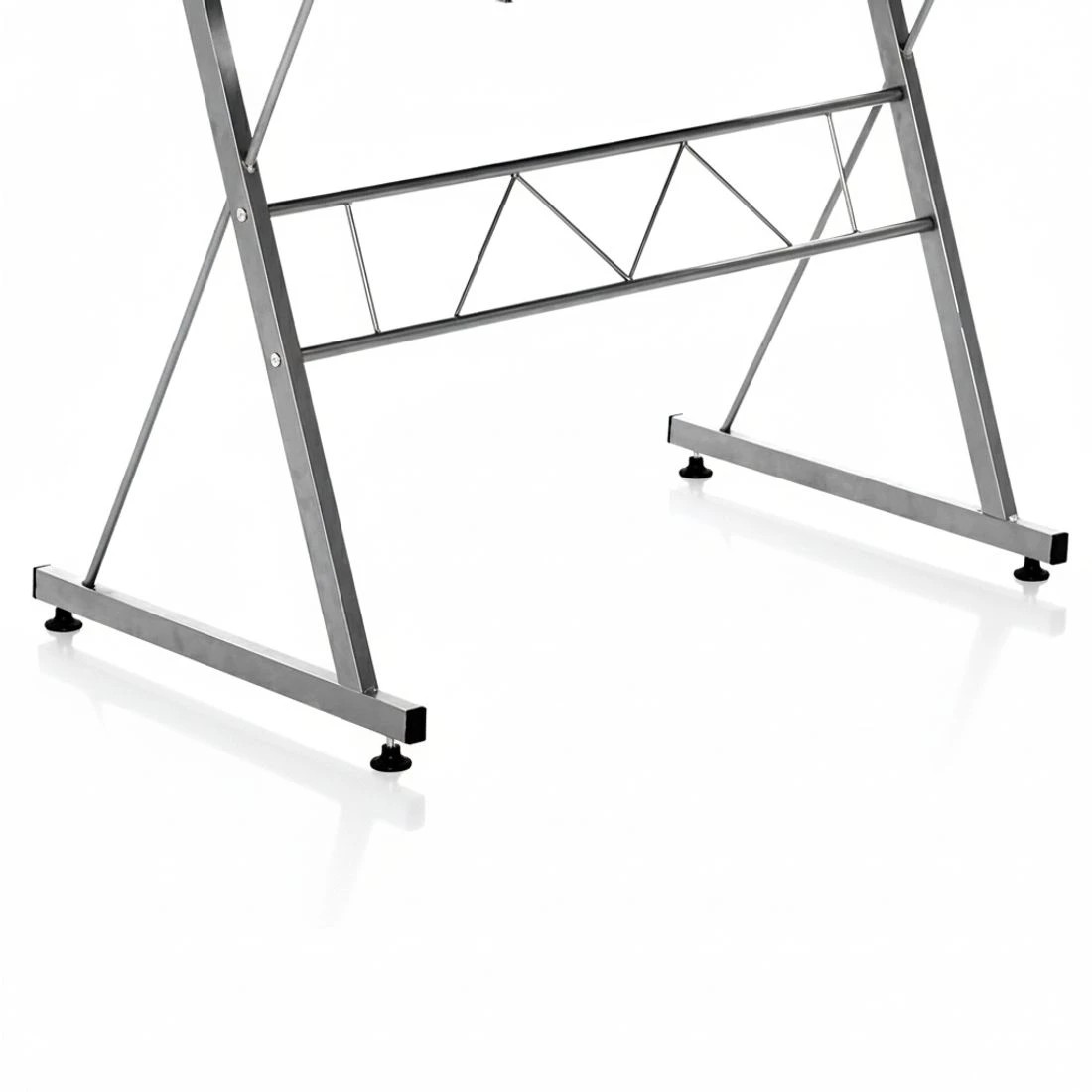 6 Artiss Computer Desk L-Shape Keyboard Tray Shelf - White, 6 of 8