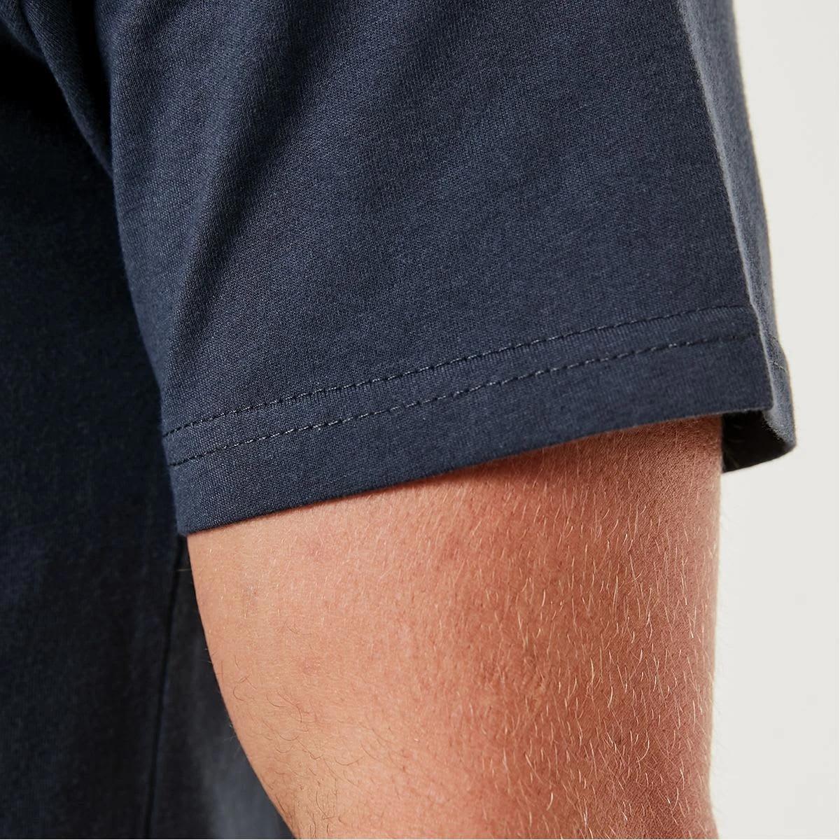 6 Plain Crew Neck T-shirt BLUE NIGHTS, 6 of 6