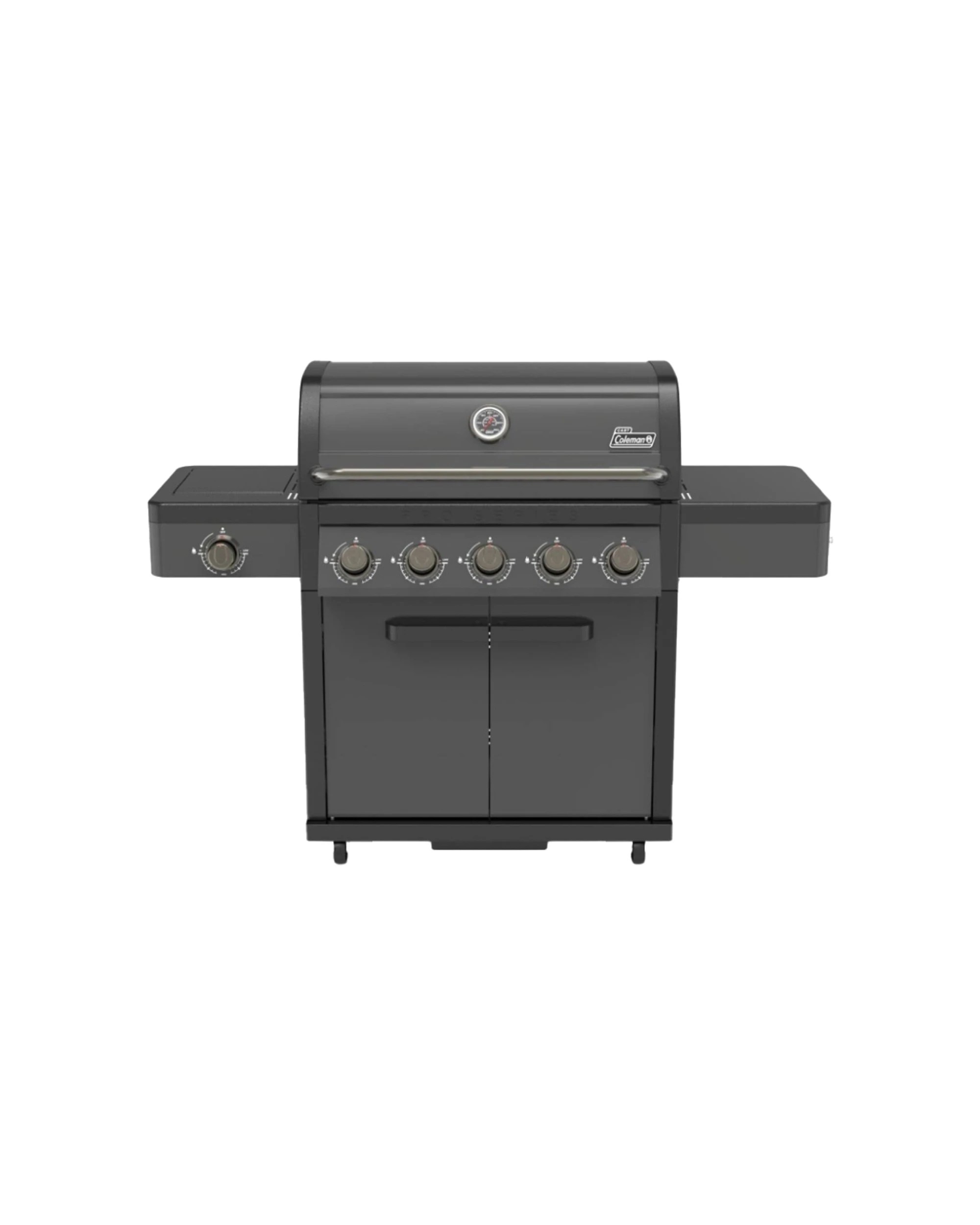 1 Coleman Pro Series 5-Burner BBQ On Cart Matte - Black, 1 of 9