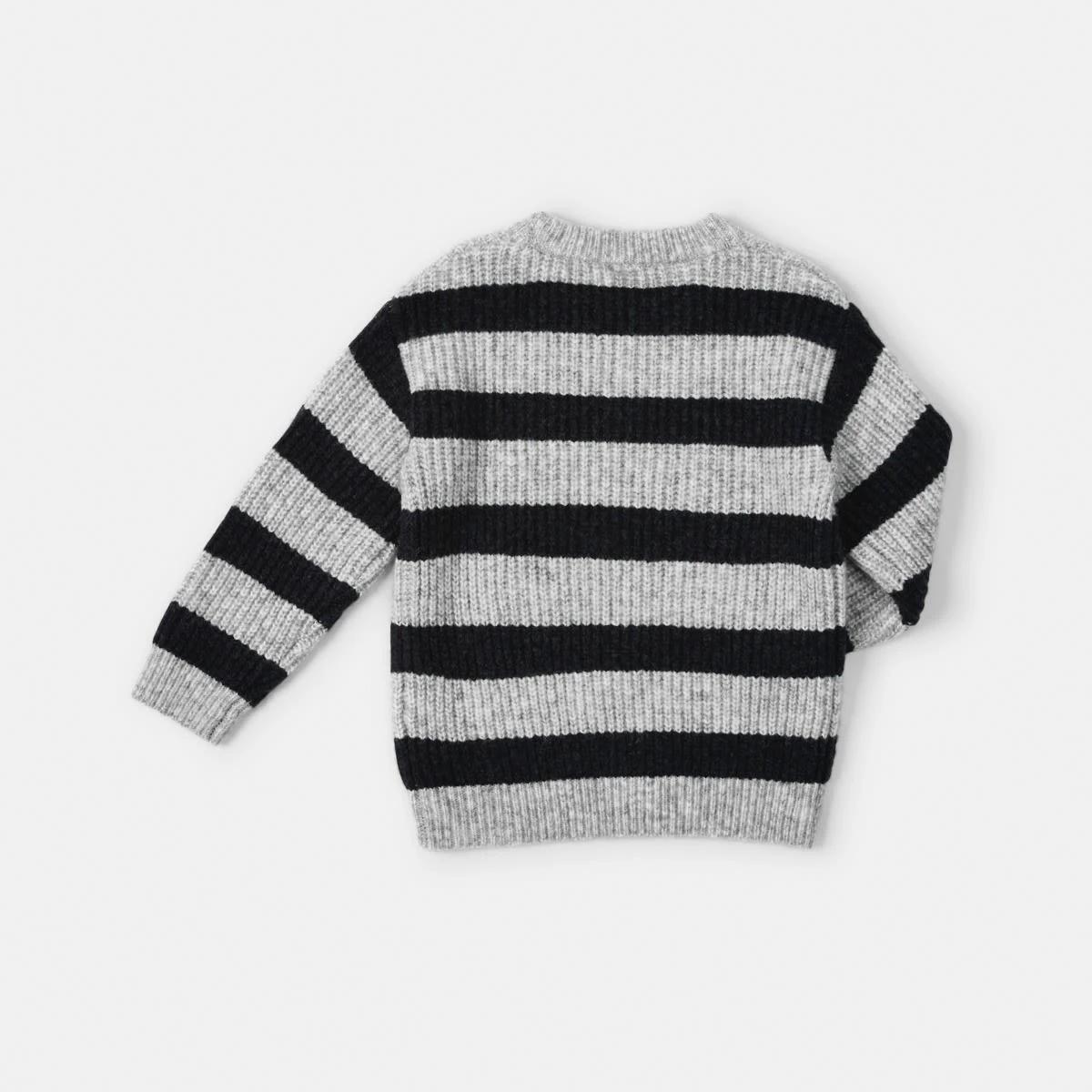 8 Stripe Crew Neck Top Nvy Stripe, 8 of 8