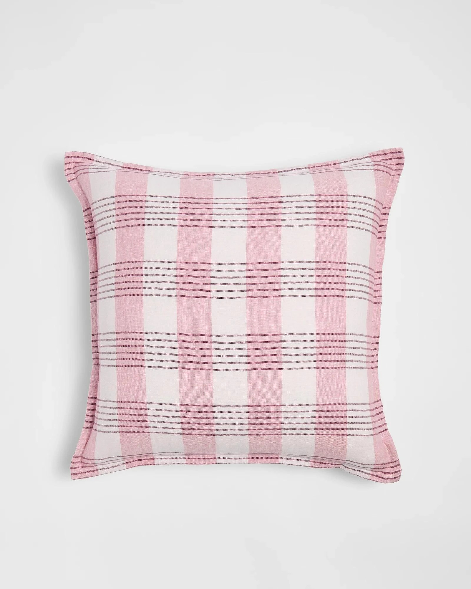 1 Target Multi Stripe Linen Cushion - Lilas - Pink, 1 of 2