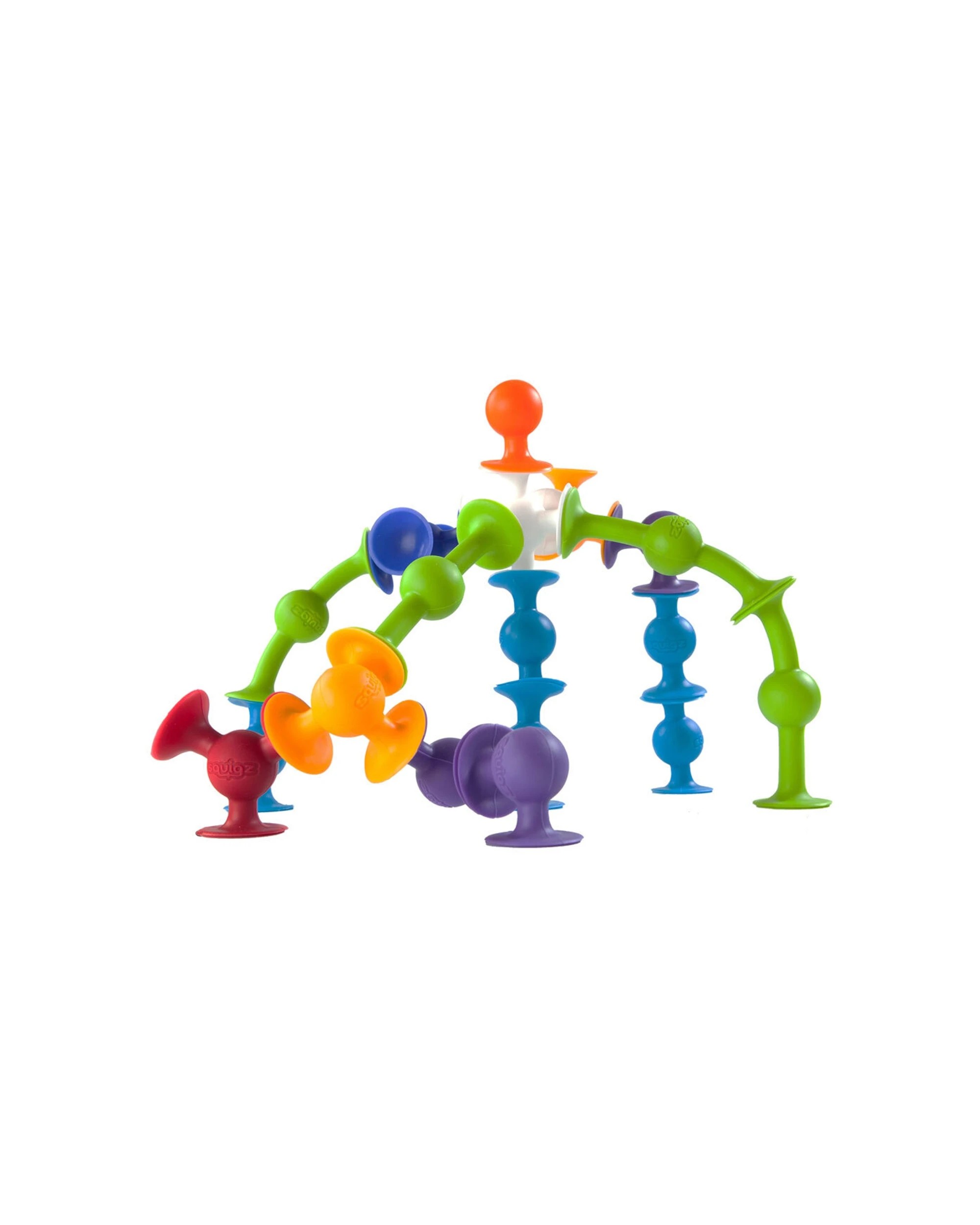 2 Fat Brain Toy Co 50pc Squigz Suction Construction Deluxe Set - Multi, 2 of 8