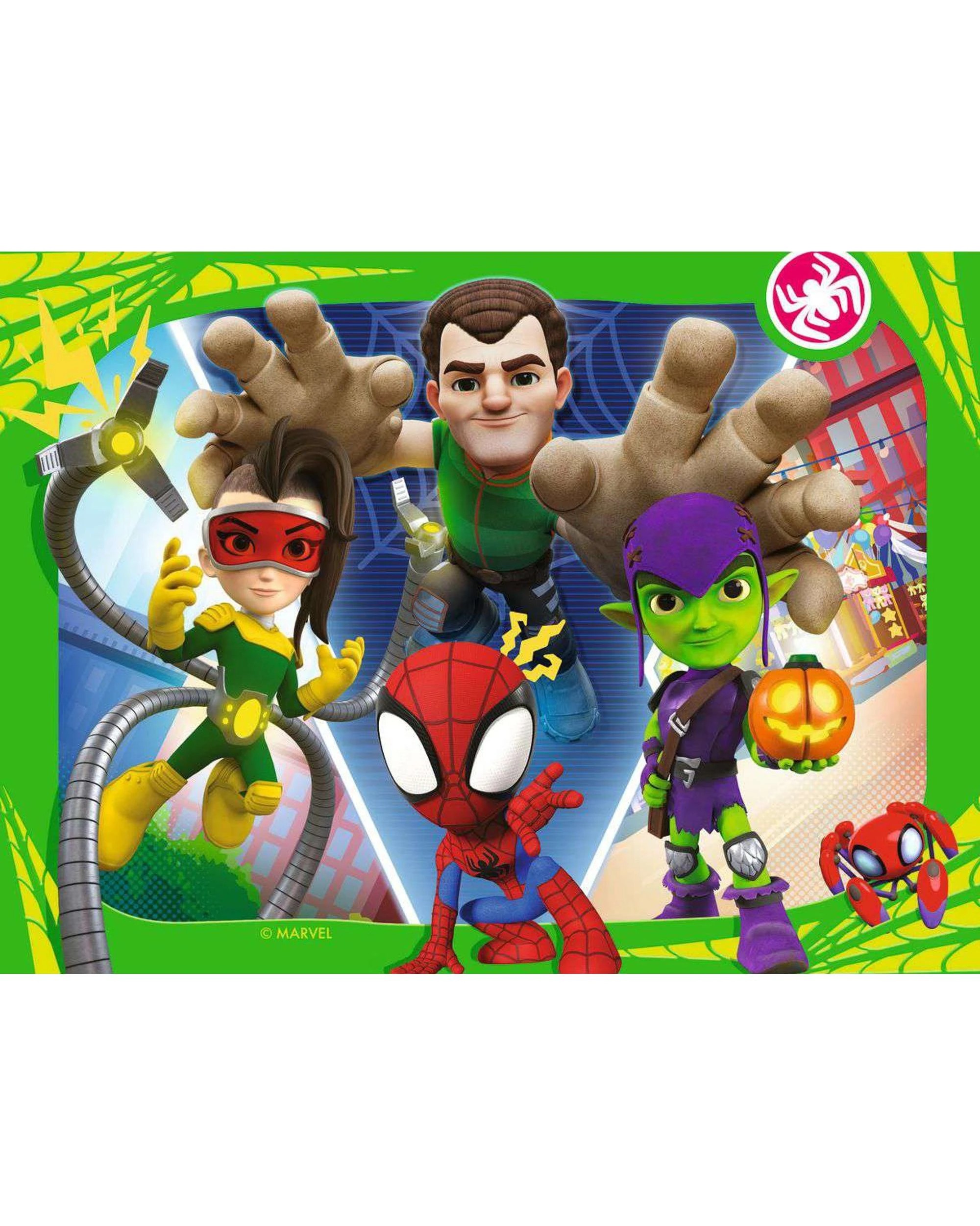 3 Ravensburger Spidey and His Amazing Friends 4 in A Box 12, 16, 20, 24 Piece Jigsaw Puzzle, 3 of 5