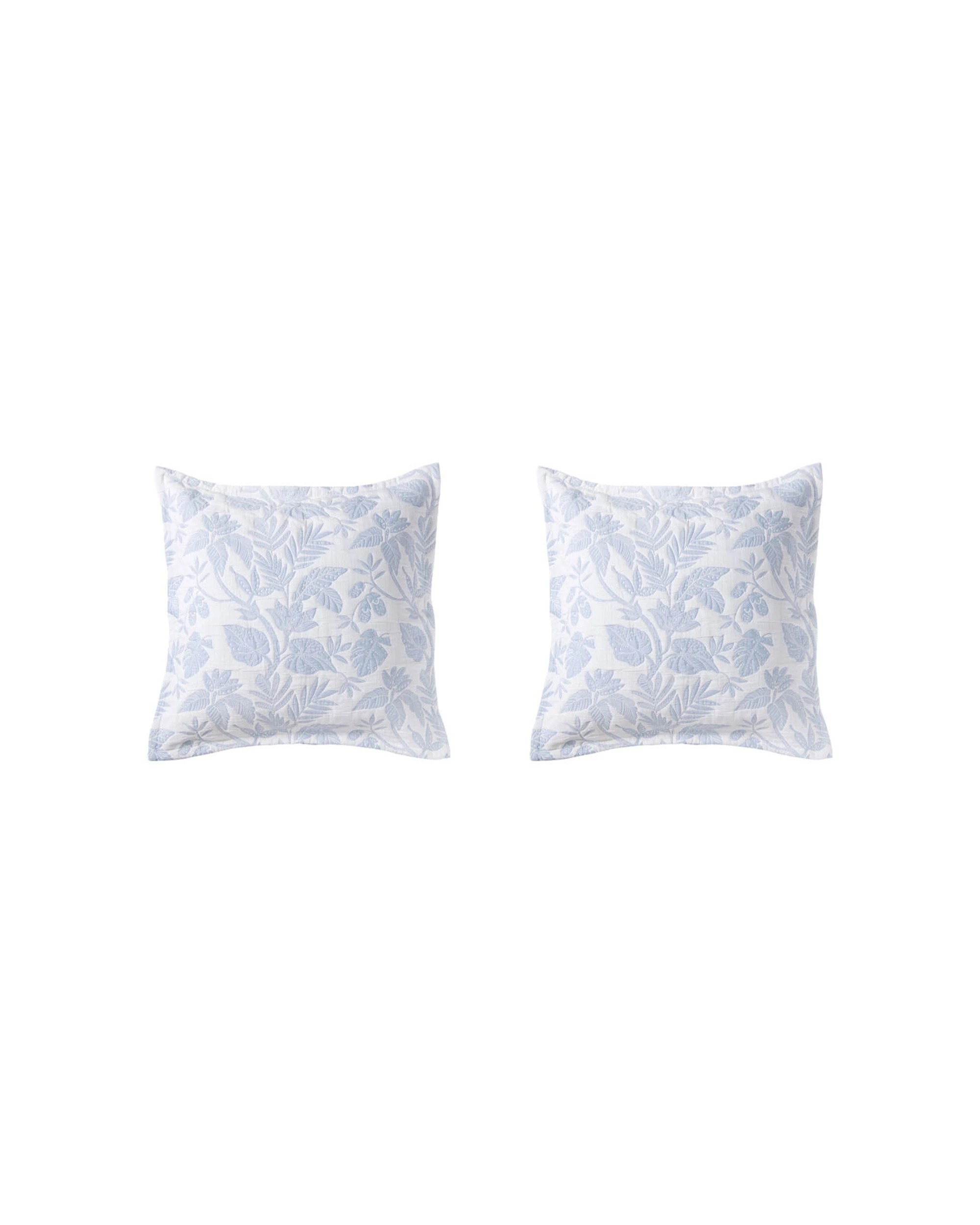 1 Bianca Laurieton Polyester Cotton European Pillowcase 65x65cm 2PK - Pattern, 1 of 1