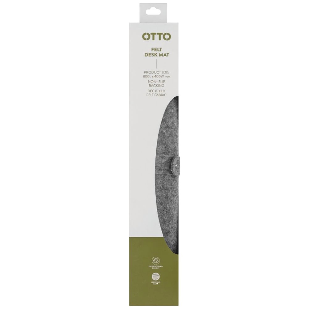 3 Otto Felt Desk Mat Light Grey, 3 of 4