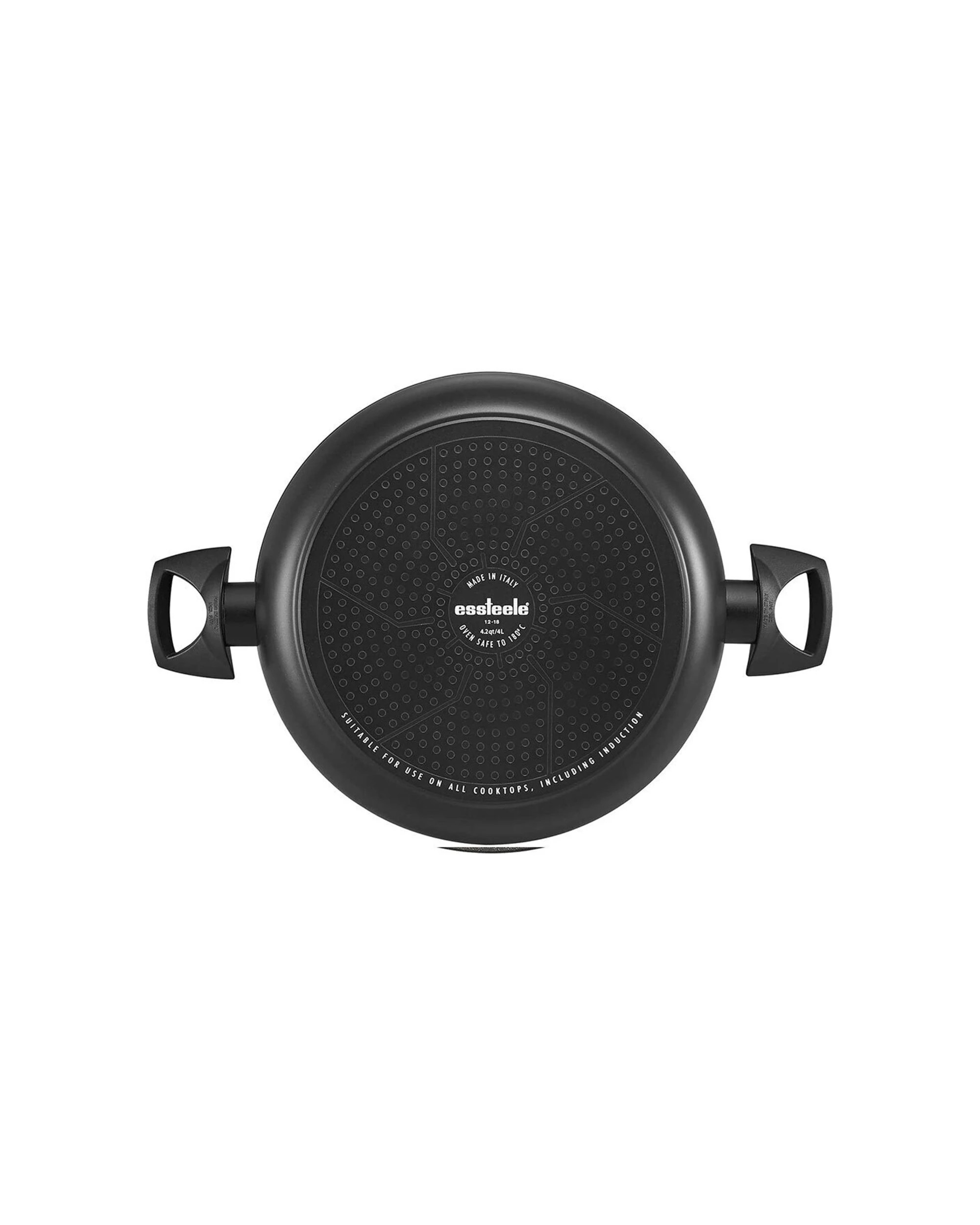 4 Essteele Per Salute Non-Stick Covered Sauteuse 28cm - Black, 4 of 4